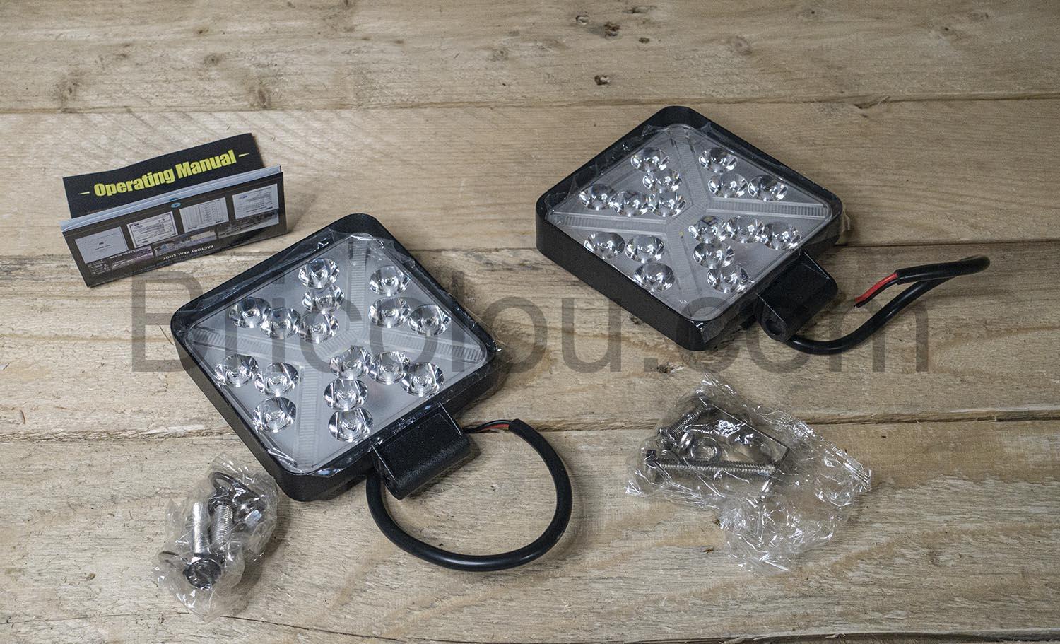 MONDEVIEW Phare de Travail LED 55W 12000LM 6000K IP67 Feu Additionnel MONDEVIEW Phare de Travail LED 55W 12000LM 6000K IP67 Feu Additionnel