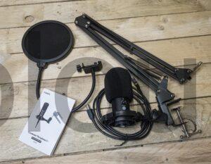 Micro Cardioide Suspension pantographe anti pop Microphone Condensateur USB Micro Cardioïde Suspension pantographe anti pop Microphone Condensateur USB