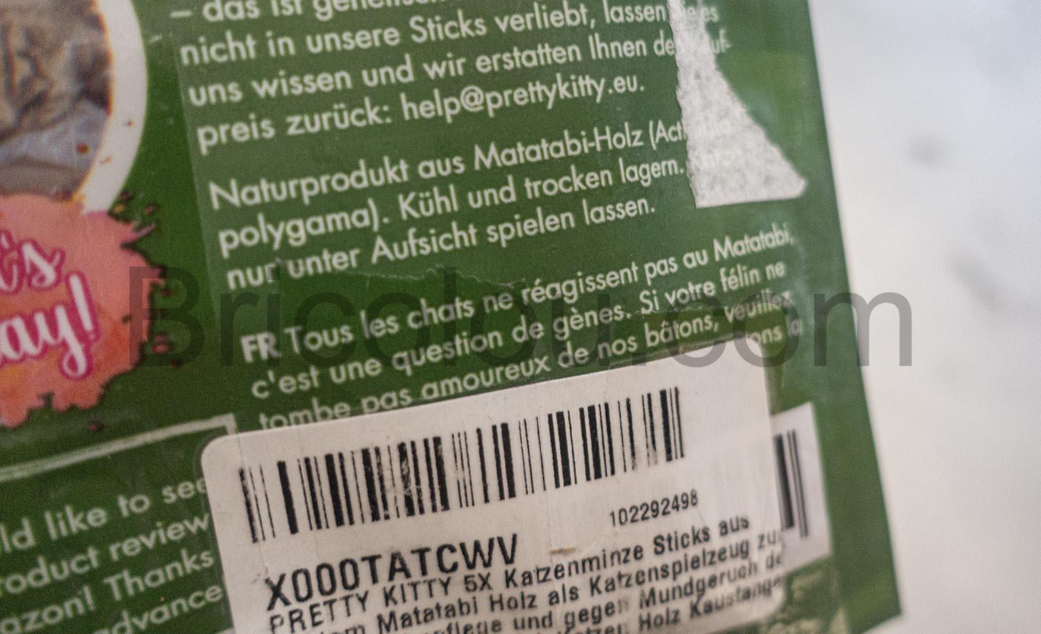 PRETTY KITTY baton Matatabi machonner chat tige liane PRETTY KITTY bâton Matatabi mâchonner chat tige liane