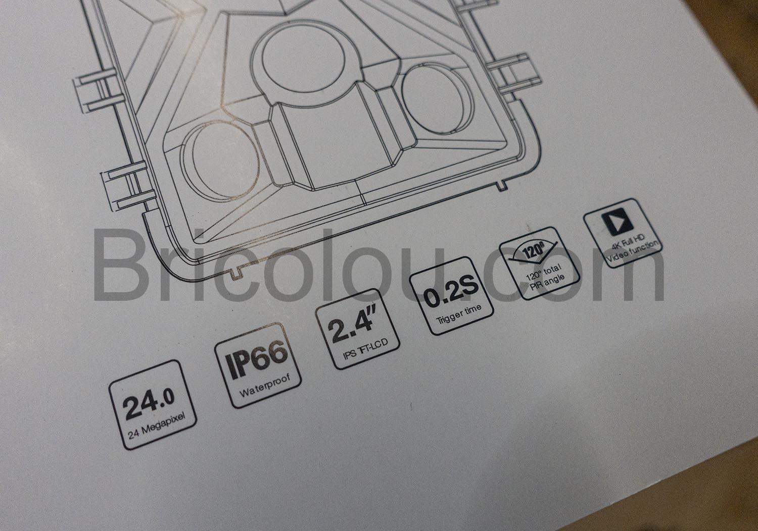 SOFELISH Trail Camera Chasse 4K 24MP Infrarouge Nocturne Carte Memoire 32G Lecteur video Surveillance time lapse IP 66 SOFELISH Trail Camera Chasse 4K 24MP Infrarouge Nocturne Carte Mémoire 32G Lecteur vidéo Surveillance time-lapse IP 66