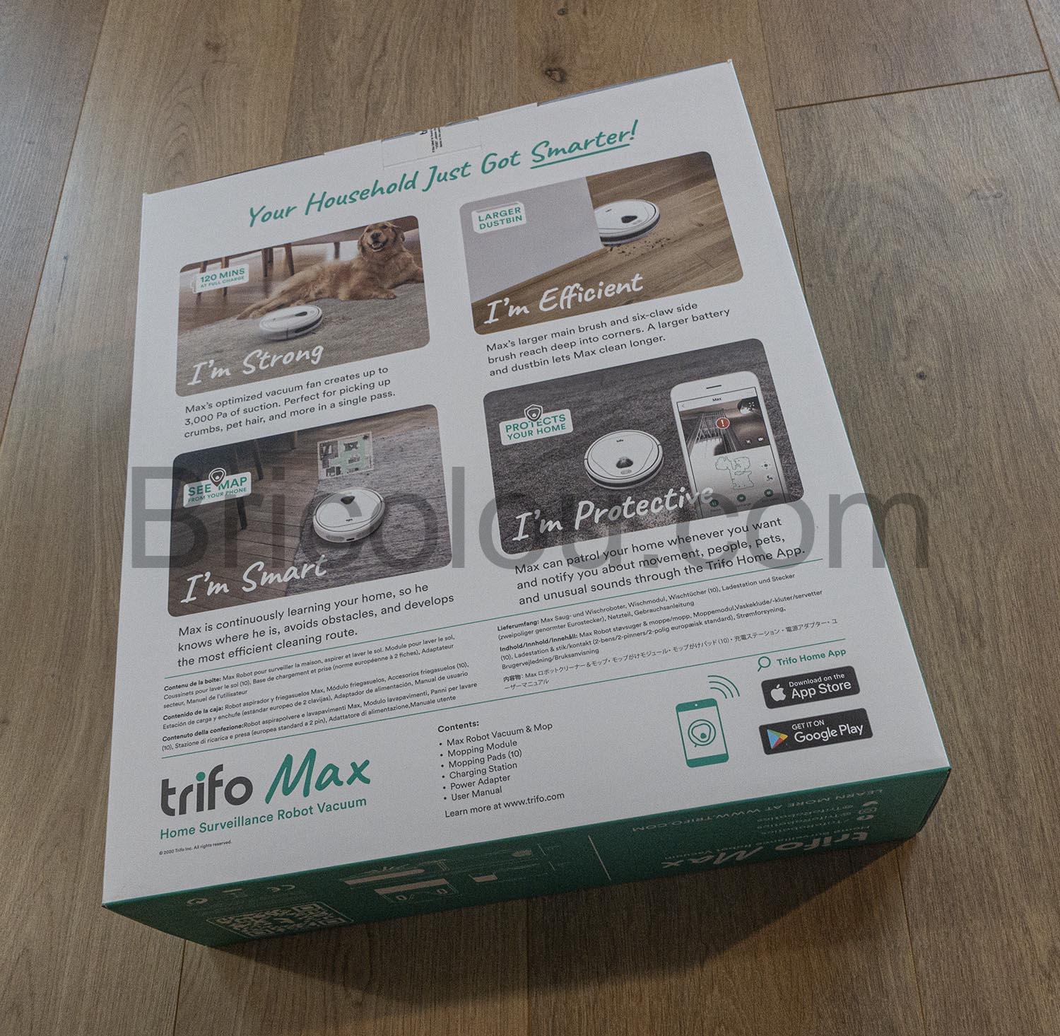 Trifo Max Aspirateur Robot boite retournee Trifo Max Aspirateur Robot boite retournée