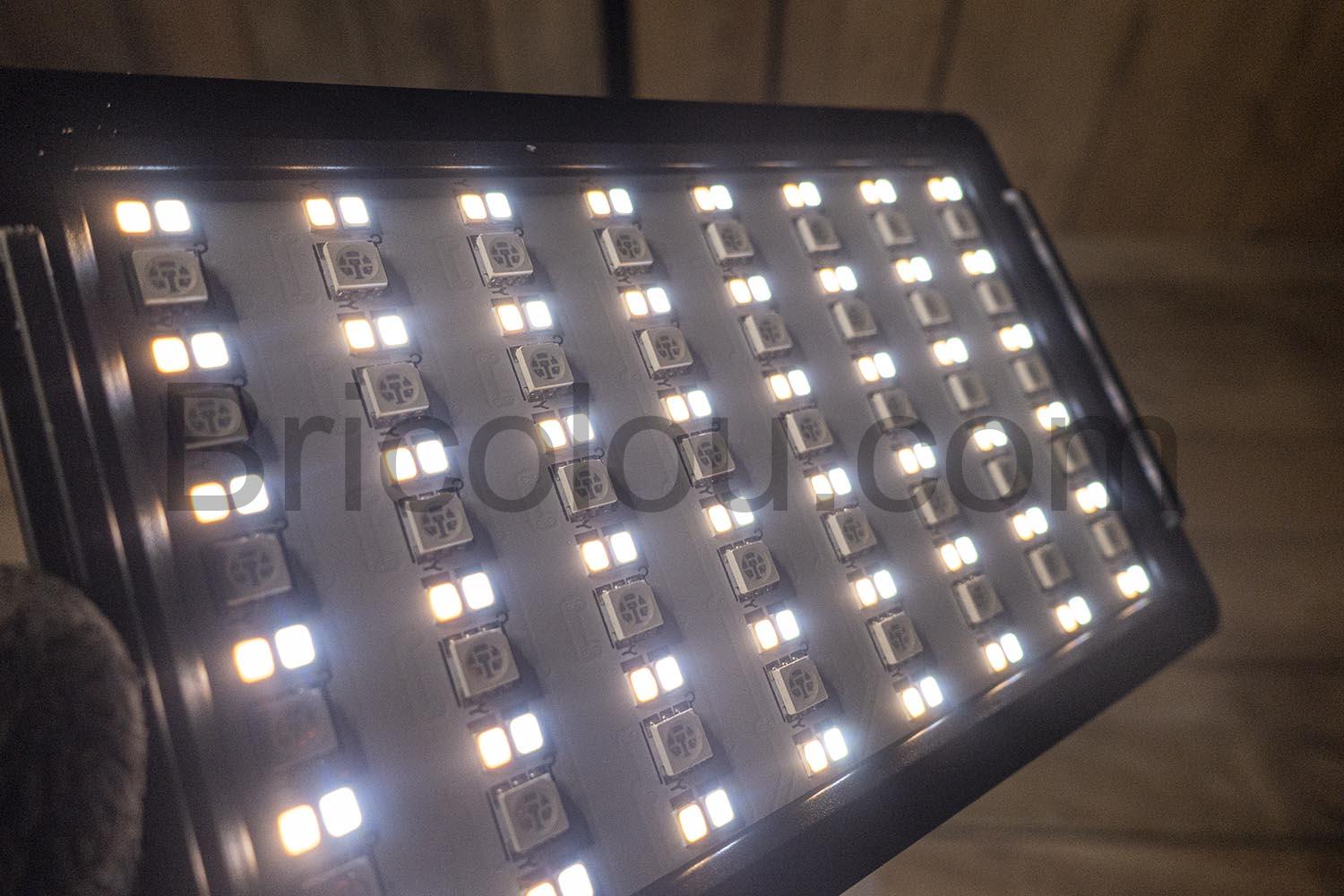 AiknowFoto Lampe Video Panneau RVBWA Eclairage Lumiere USB Telecommande Trepied AiknowFoto Lampe Vidéo Panneau RVBWA Éclairage Lumière USB Télécommande Trépied