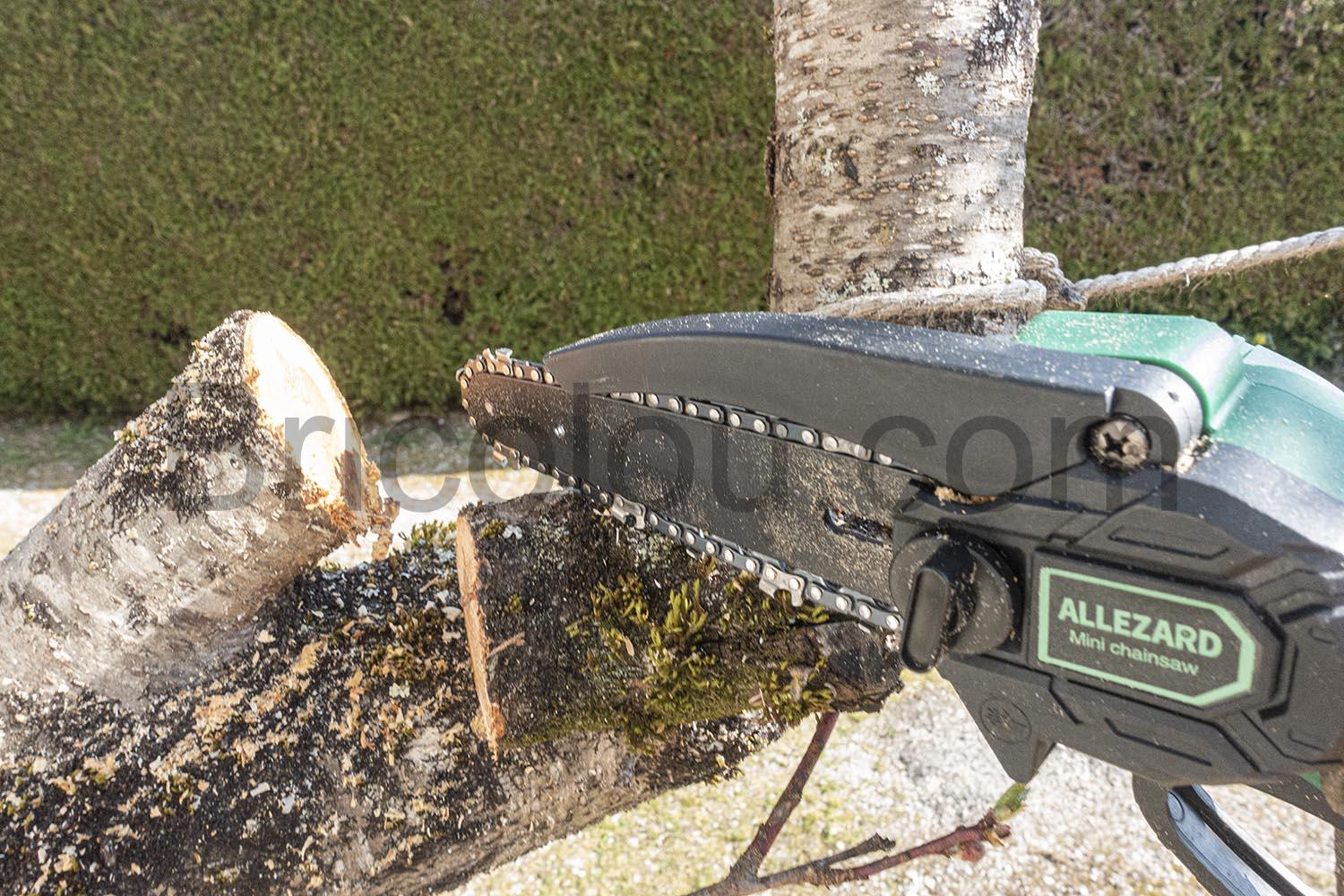 Allezard Mini Tronconneuse Electrique sans fil Chargeur Batterie Allezard Mini Tronçonneuse Electrique sans fil Chargeur Batterie