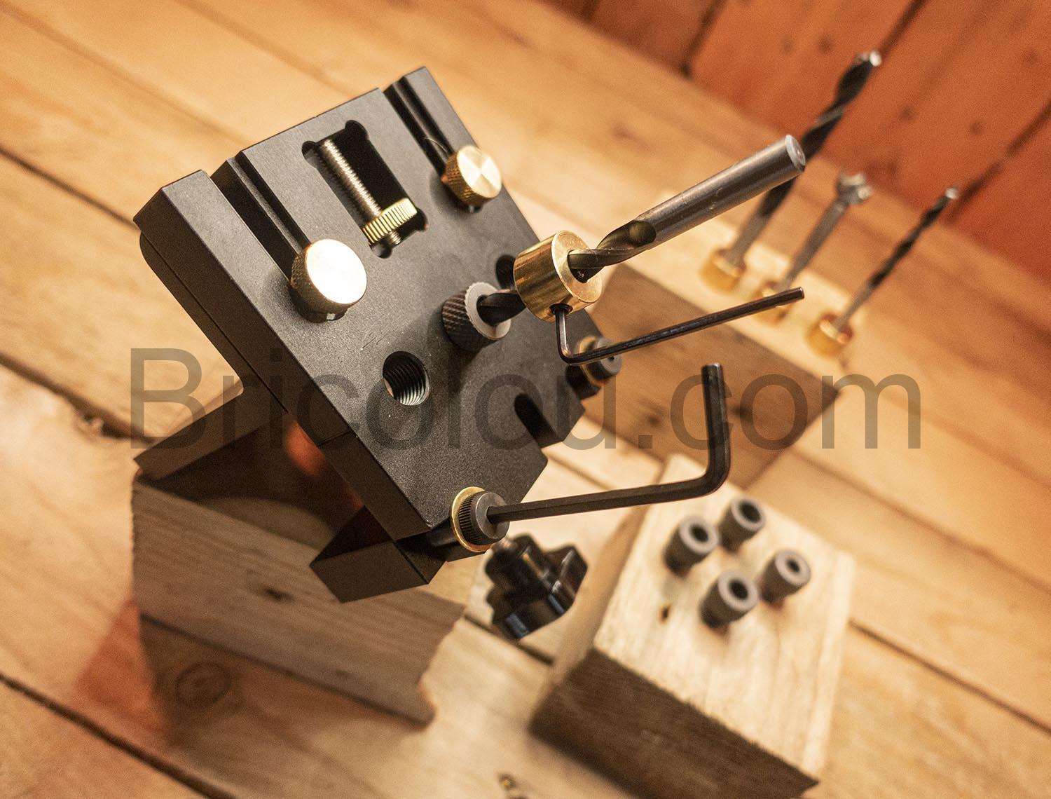 GJCrafts gabarit Positionnement guide percage bois meuble cheville angle droit GJCrafts gabarit Positionnement guide perçage bois meuble cheville angle droit