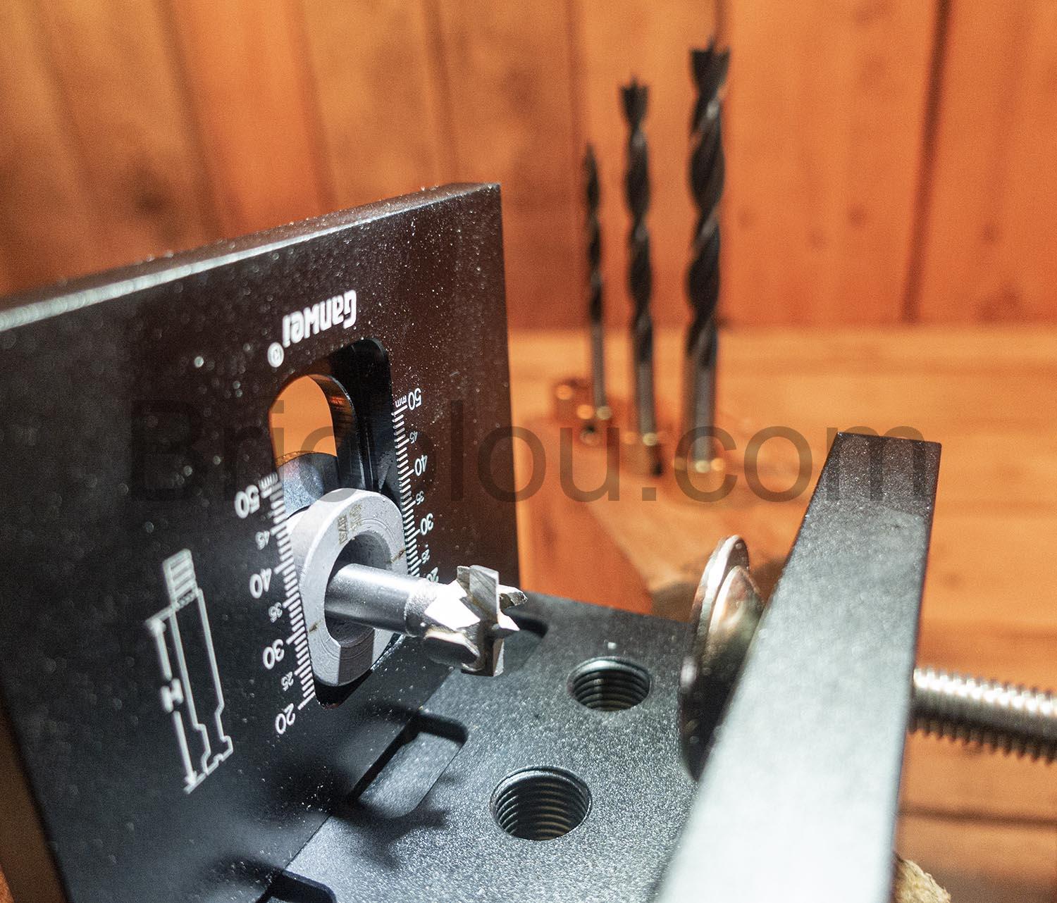 GJCrafts gabarit Positionnement guide percage bois meuble cheville angle GJCrafts gabarit Positionnement guide perçage bois meuble cheville angle