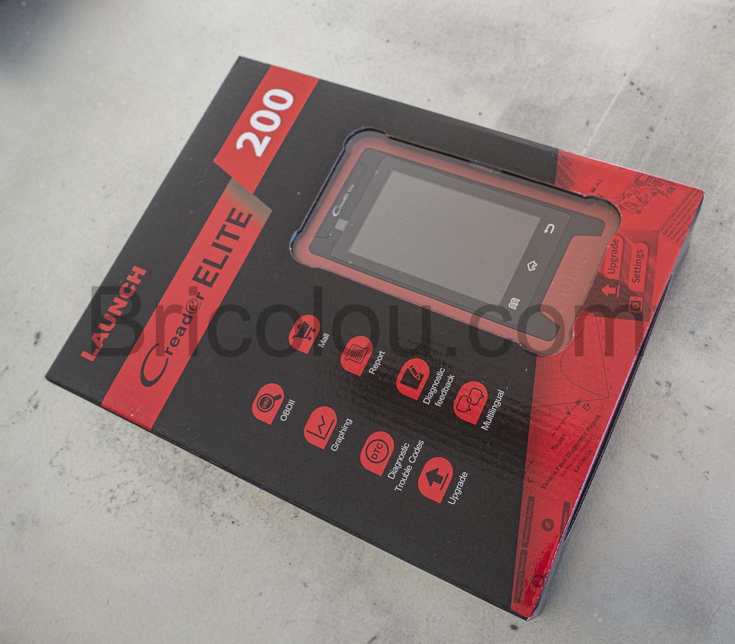 LAUNCH CRE200 OBD2 Scanner Valise Diagnostic Auto Lecteur de Code SRS ABS LAUNCH CRE200 OBD2 Scanner Valise Diagnostic Auto Lecteur de Code SRS ABS