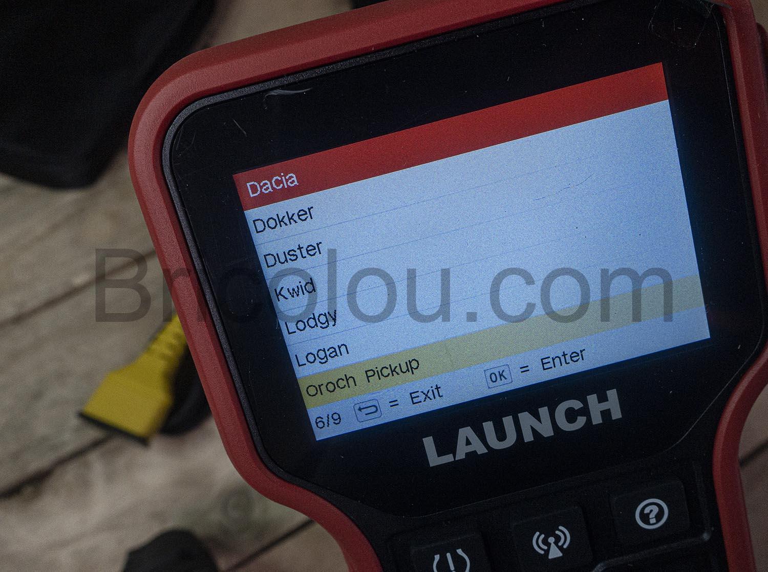 LAUNCH CRT5011X TPMS Outil Programmer Activer Capteur Reinitialisation Diagnostic OBD2 Dacia LAUNCH CRT5011X TPMS Outil Programmer Activer Capteur Réinitialisation Diagnostic OBD2 Dacia