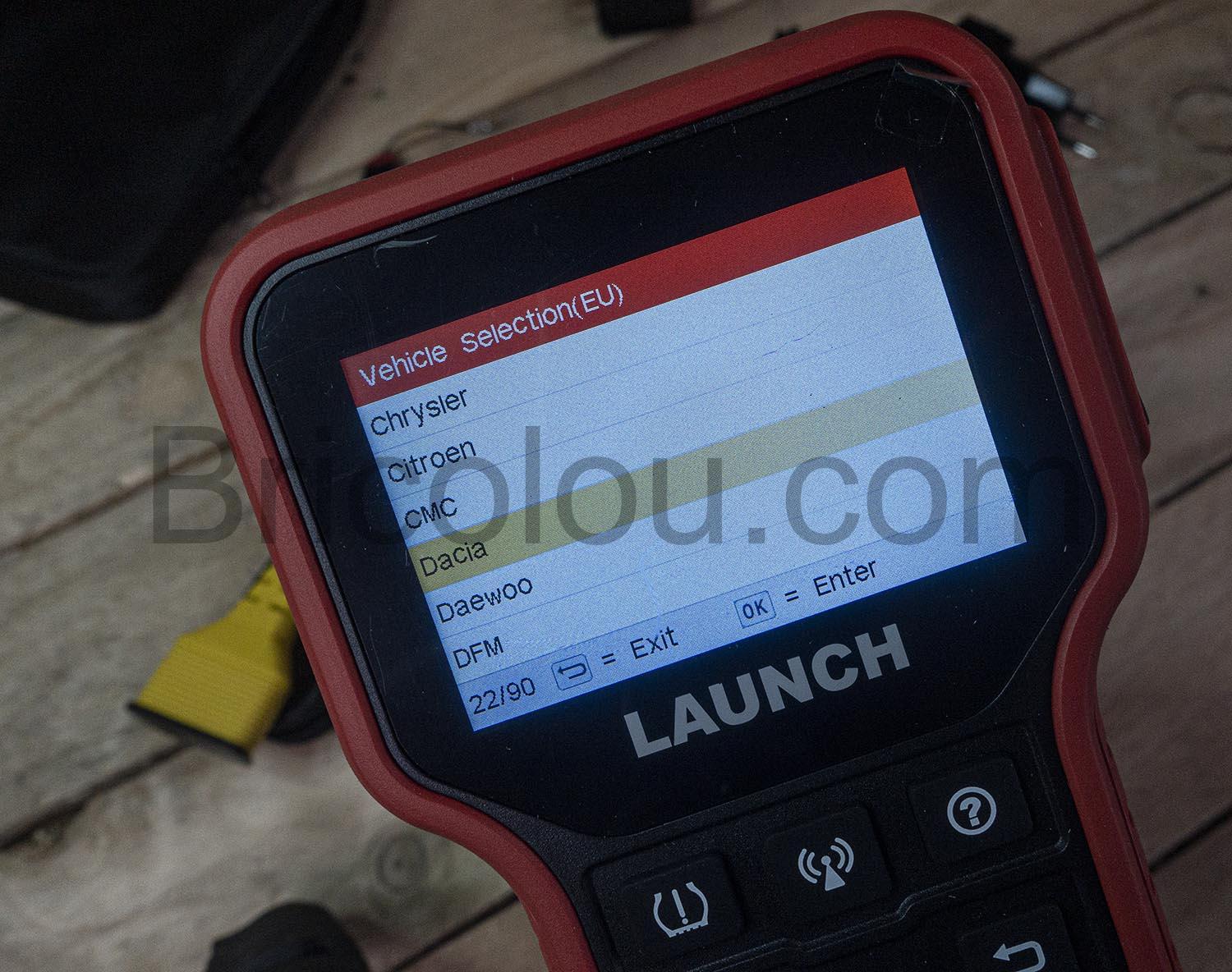 LAUNCH CRT5011X TPMS Outil Programmer Activer Capteur Reinitialisation Diagnostic OBD2 Renault LAUNCH CRT5011X TPMS Outil Programmer Activer Capteur Réinitialisation Diagnostic OBD2 Renault