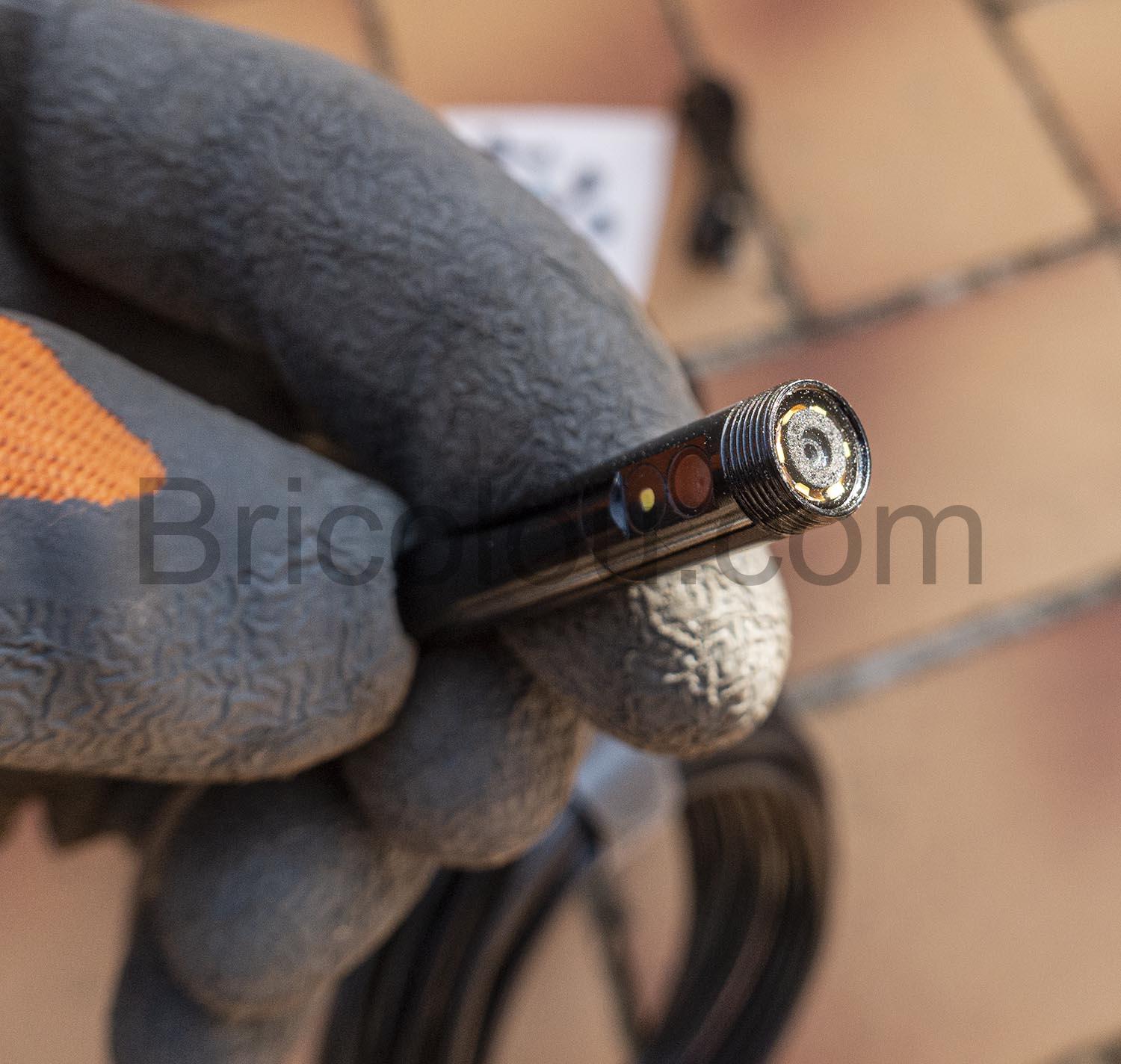 SGAINUL Endoscope double Camera Objectif 1080P 5 Pouces LED Reglables IP67 Carte 32 Go cable 5m SGAINUL Endoscope double Caméra Objectif 1080P 5 Pouces LED Réglables IP67 Carte 32 Go câble 5m