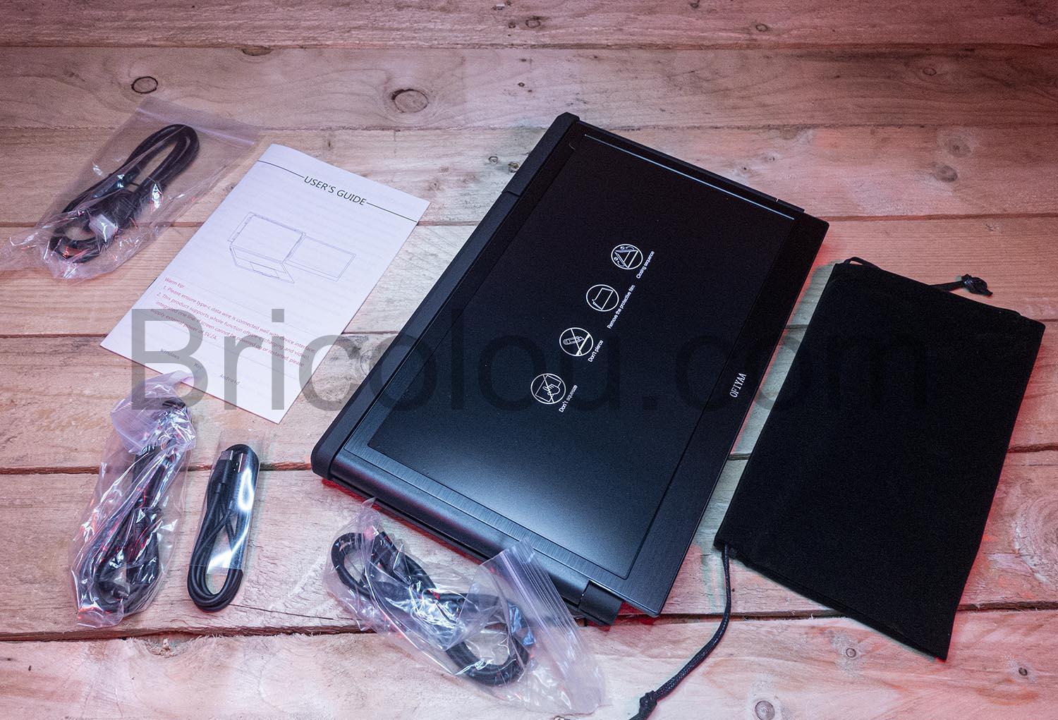 TeamGee Moniteur pour Ordinateur Portable 13.3 IPS FHD 1080P HDMI USB A Type C TeamGee Moniteur pour Ordinateur Portable 13.3” IPS FHD 1080P HDMI USB-A Type-C