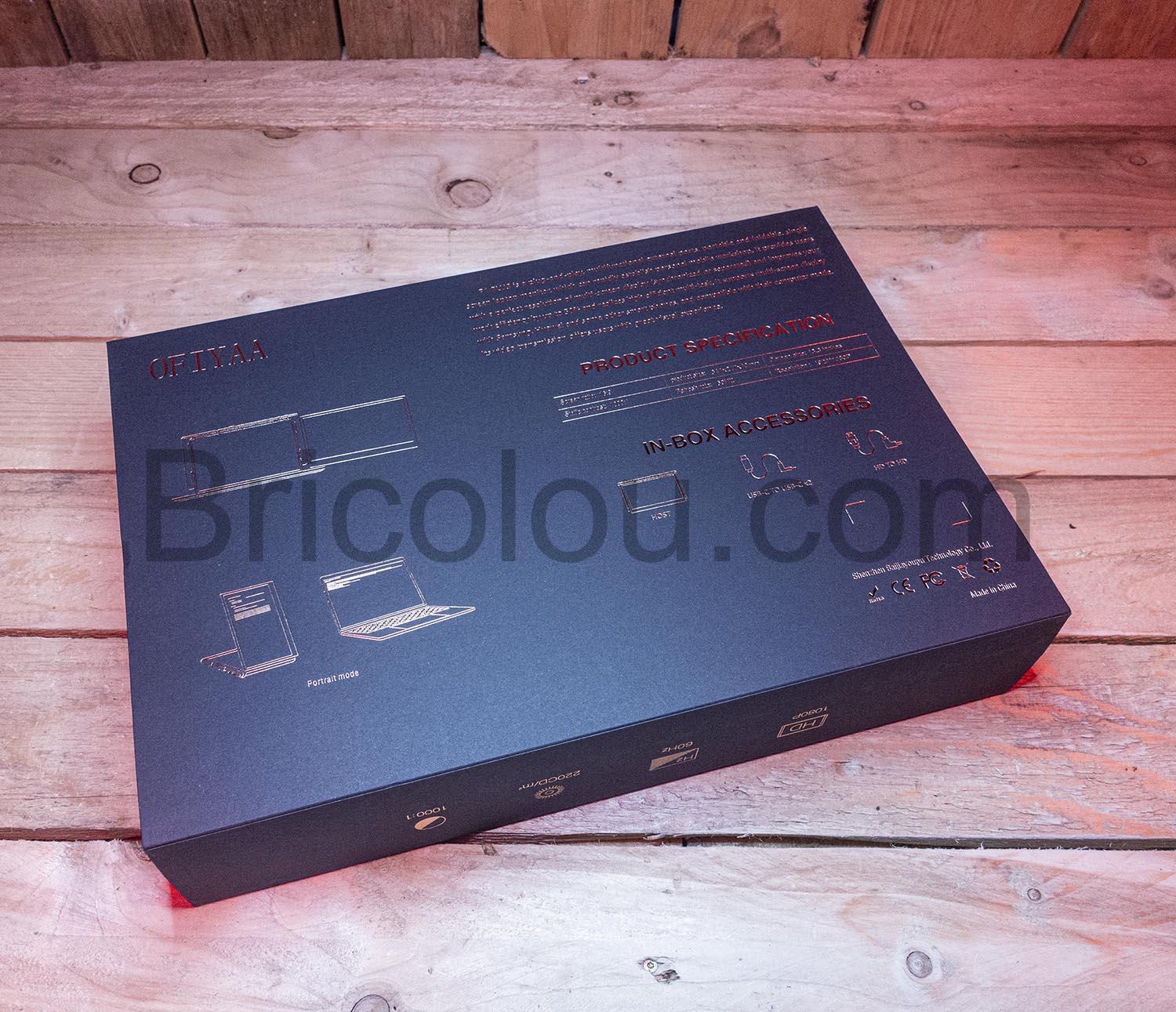 TeamGee Moniteur pour Portable 13.3 ecran IPS FHD 1080P HDMI USB A Type C TeamGee Moniteur pour Portable 13.3” écran IPS FHD 1080P HDMI USB-A Type-C