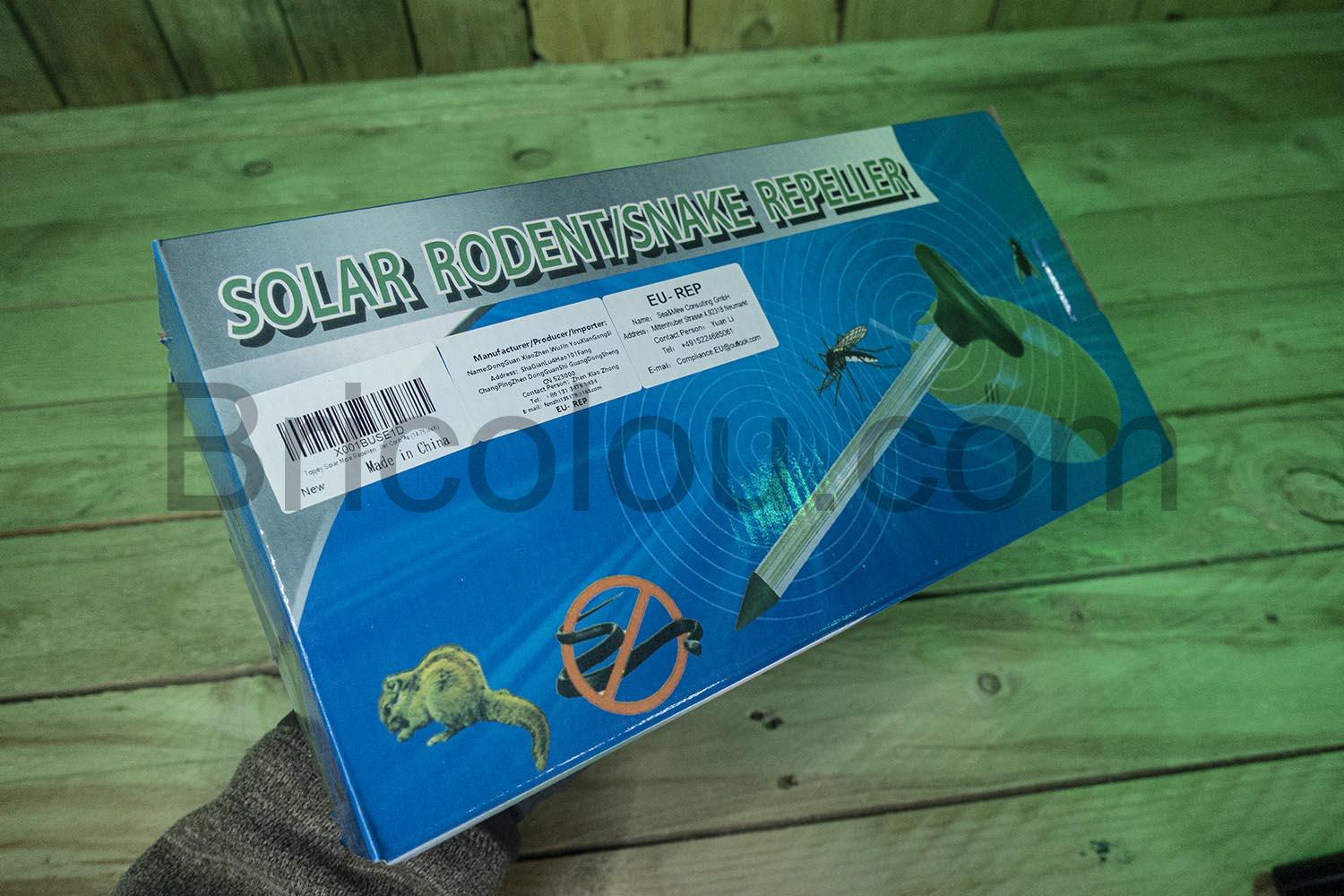 Topjey Repulsif Taupe Solaire Ultrasonique ecologique Topjey Répulsif Taupe Solaire Ultrasonique écologique