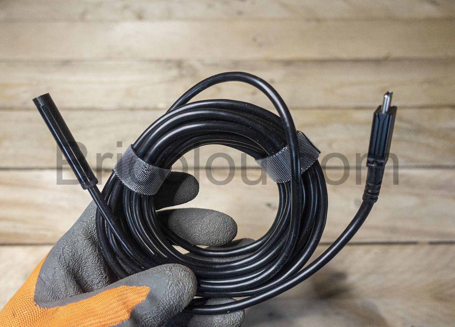 YINAMA 451DT Endoscope camera HD inspection cable Semi Rigide 5 m etanche YINAMA 451DT Endoscope caméra HD inspection câble Semi-Rigide 5 m étanche