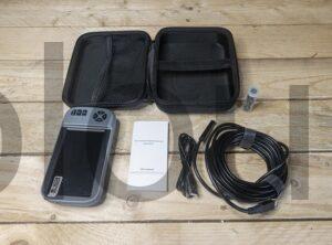 YINAMA 451DT Endoscope caméra inspection Photo Vidéo Tuyaux câble Semi-Rigide 5 m étanche