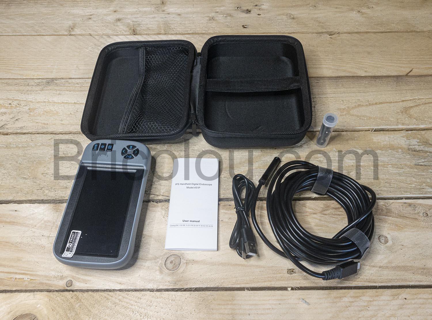 YINAMA 451DT Endoscope camera inspection Photo Video Tuyaux cable Semi Rigide 5 m etanche YINAMA 451DT Endoscope caméra inspection Photo Vidéo Tuyaux câble Semi-Rigide 5 m étanche