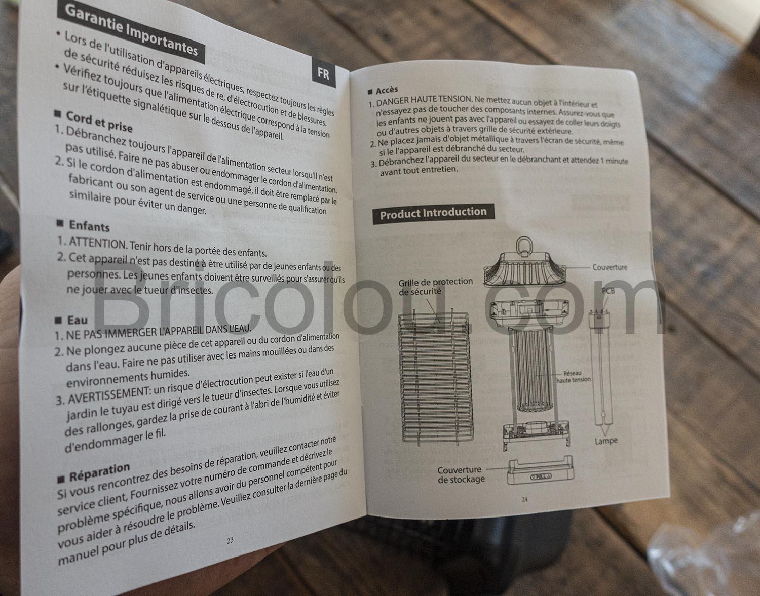 YINAMA Lampe Anti Moustique Mouche 18W 4000V YINAMA Lampe Anti Moustique Mouche 18W 4000V