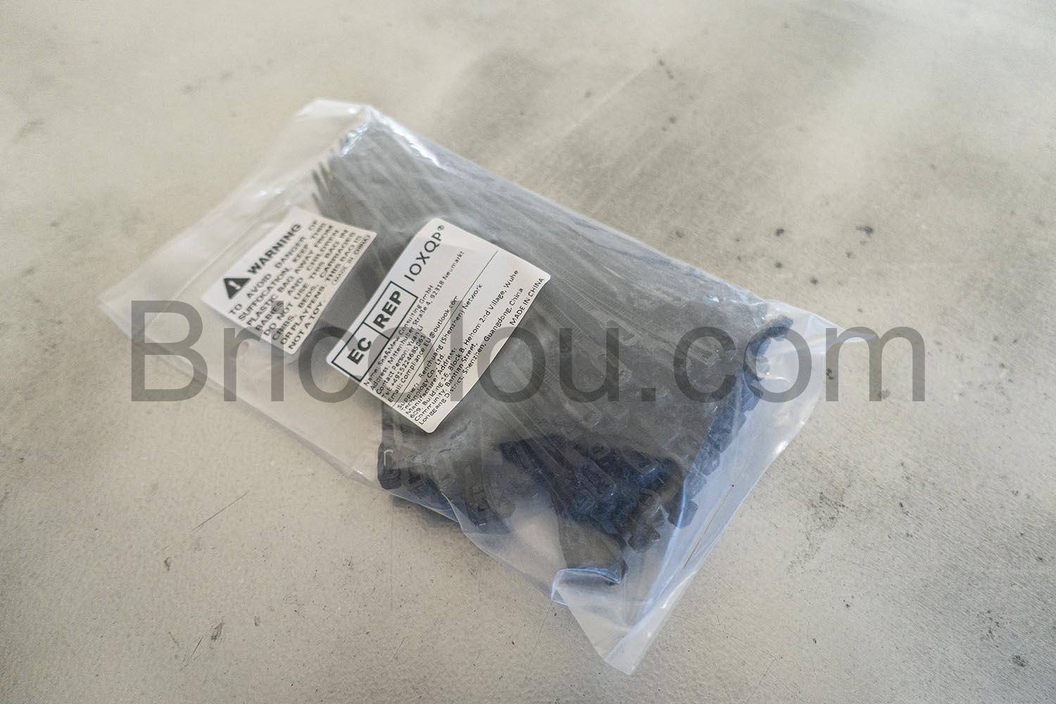 serre cables IOXQP 150 x 4 mm Collier de Serrage Plastique noir serre-câbles IOXQP 150 x 4 mm Collier de Serrage Plastique noir