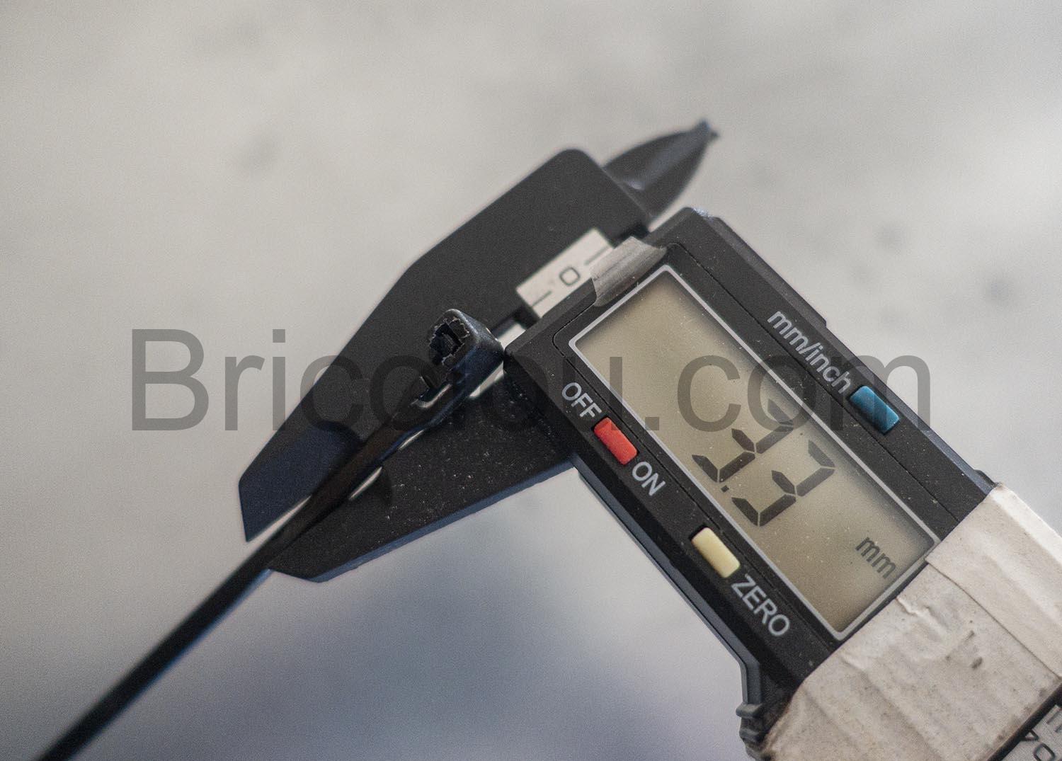 serre cables IOXQP 150 x 4 mm Collier de Serrage Reutilisable Plastique noir serre-câbles IOXQP 150 x 4 mm Collier de Serrage Réutilisable Plastique noir