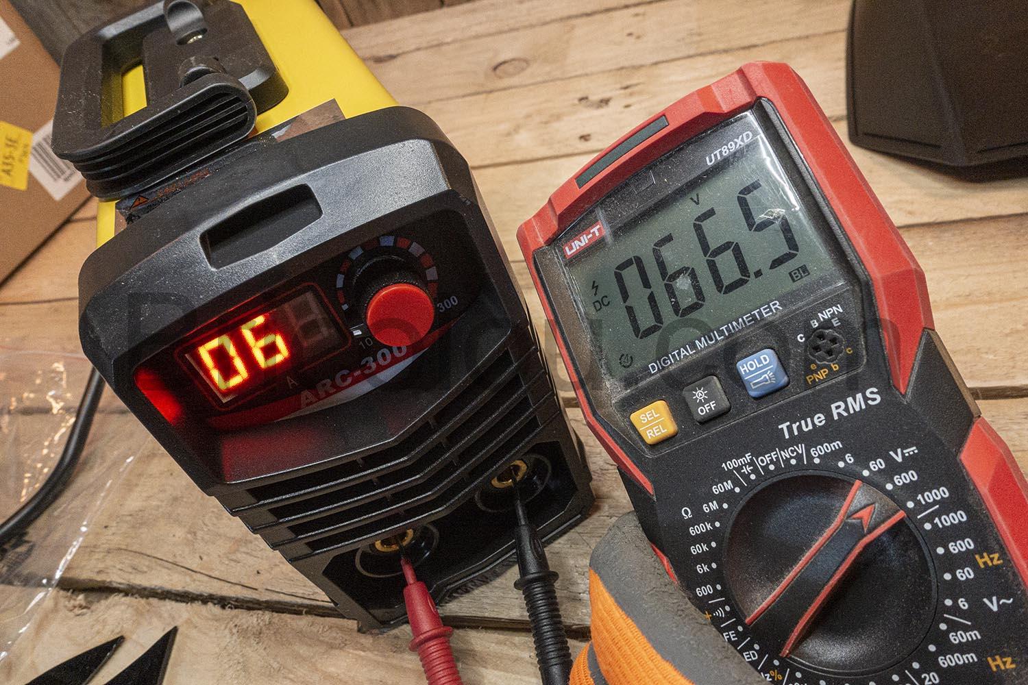 ARC 300 poste a souder MMA SMAUTOP soudure arc test ARC-300 poste à souder MMA SMAUTOP soudure arc test