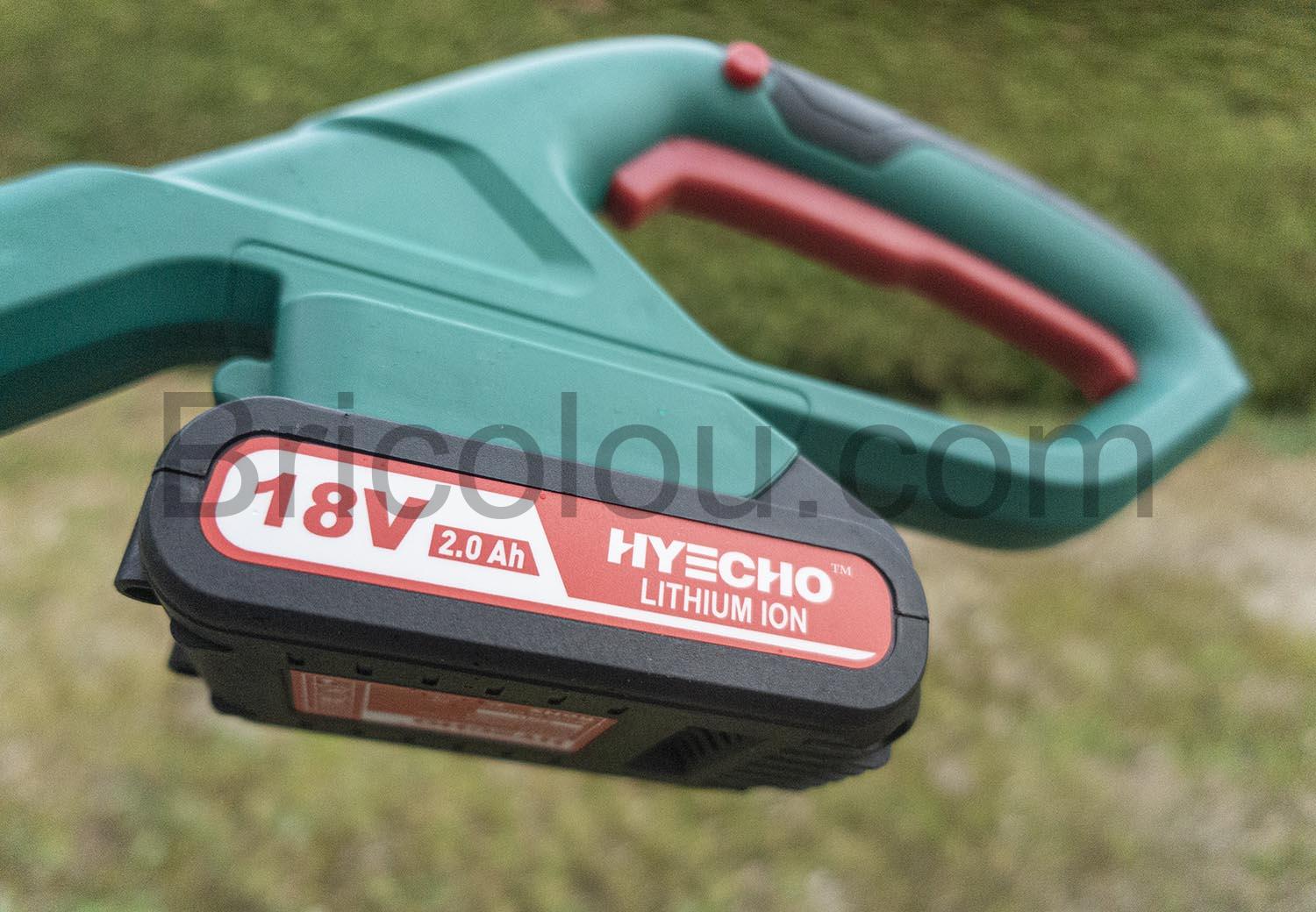 HYECHO Coupe Bordure 18V Batterie Chargeur debroussailleur roto fil HYECHO Coupe Bordure 18V Batterie Chargeur débroussailleur roto fil