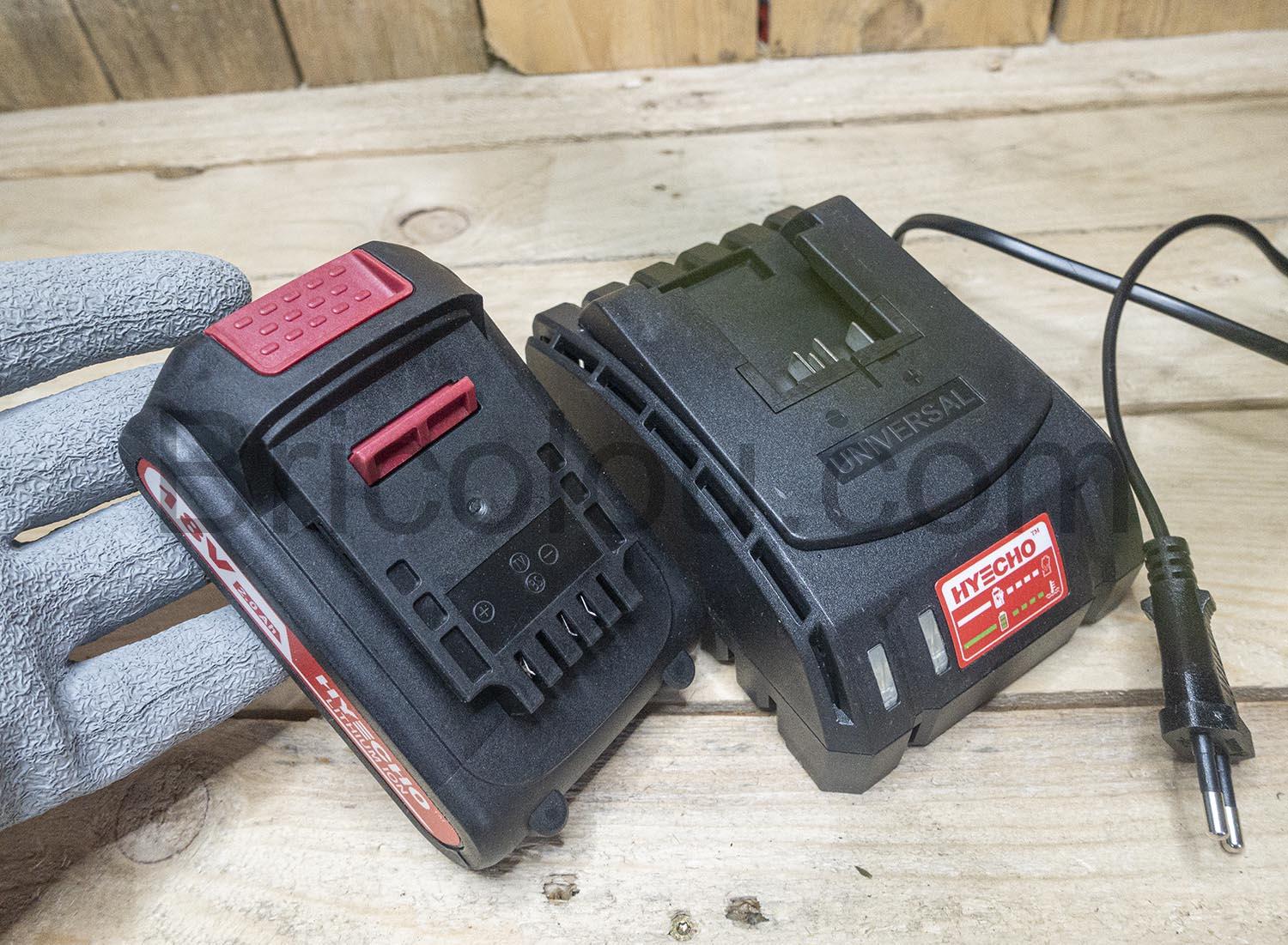 HYECHO Coupe Bordure Electrique Sans Fil 18V Batterie Chargeur debroussailleur roto HYECHO Coupe Bordure Electrique Sans Fil 18V Batterie Chargeur débroussailleur roto