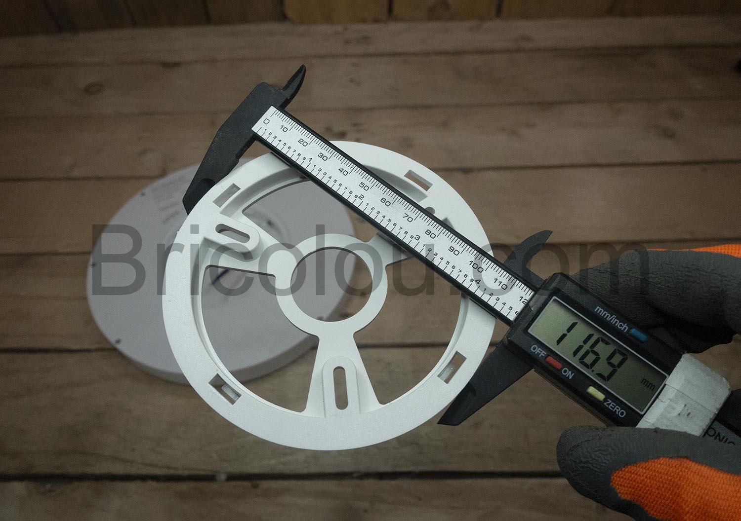 IAB Luminaire LED 24W 4500K Lampe Plafond IP44 IAB Luminaire LED 24W 4500K Lampe Plafond IP44