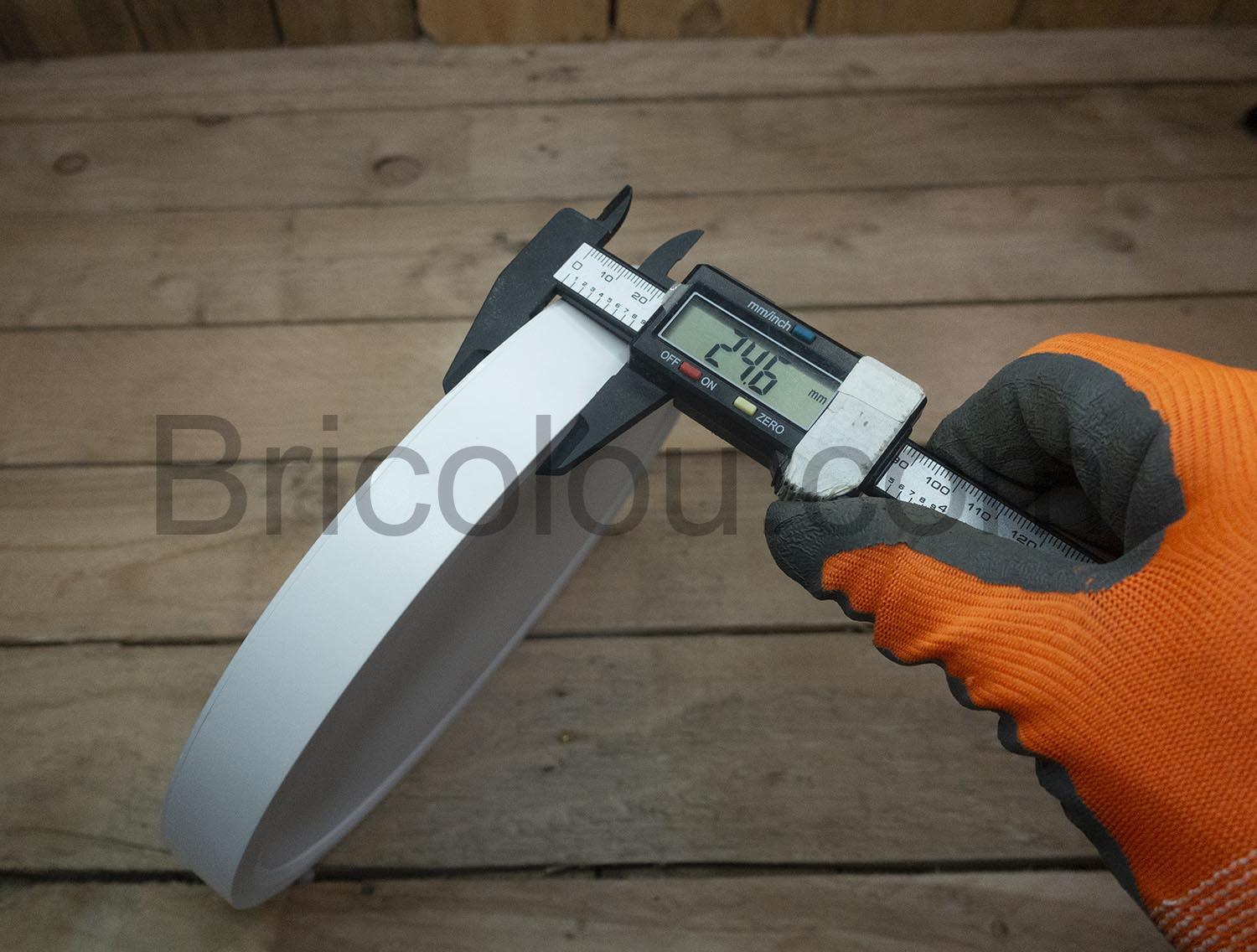 IAB Luminaire Plafonnier LED 24W 4500K Lampe Plafond IP44 salle de bain IAB Luminaire Plafonnier LED 24W 4500K Lampe Plafond IP44 salle de bain