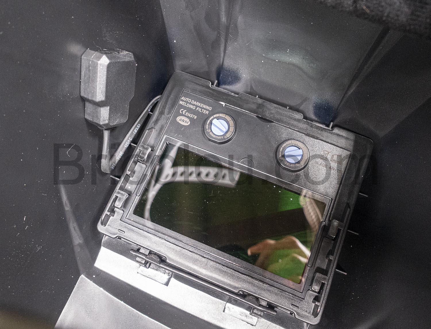 SHYOSUCCE Masque de soudeur arc Casque de automatique solaire SHYOSUCCE Masque de soudeur arc Casque de automatique solaire