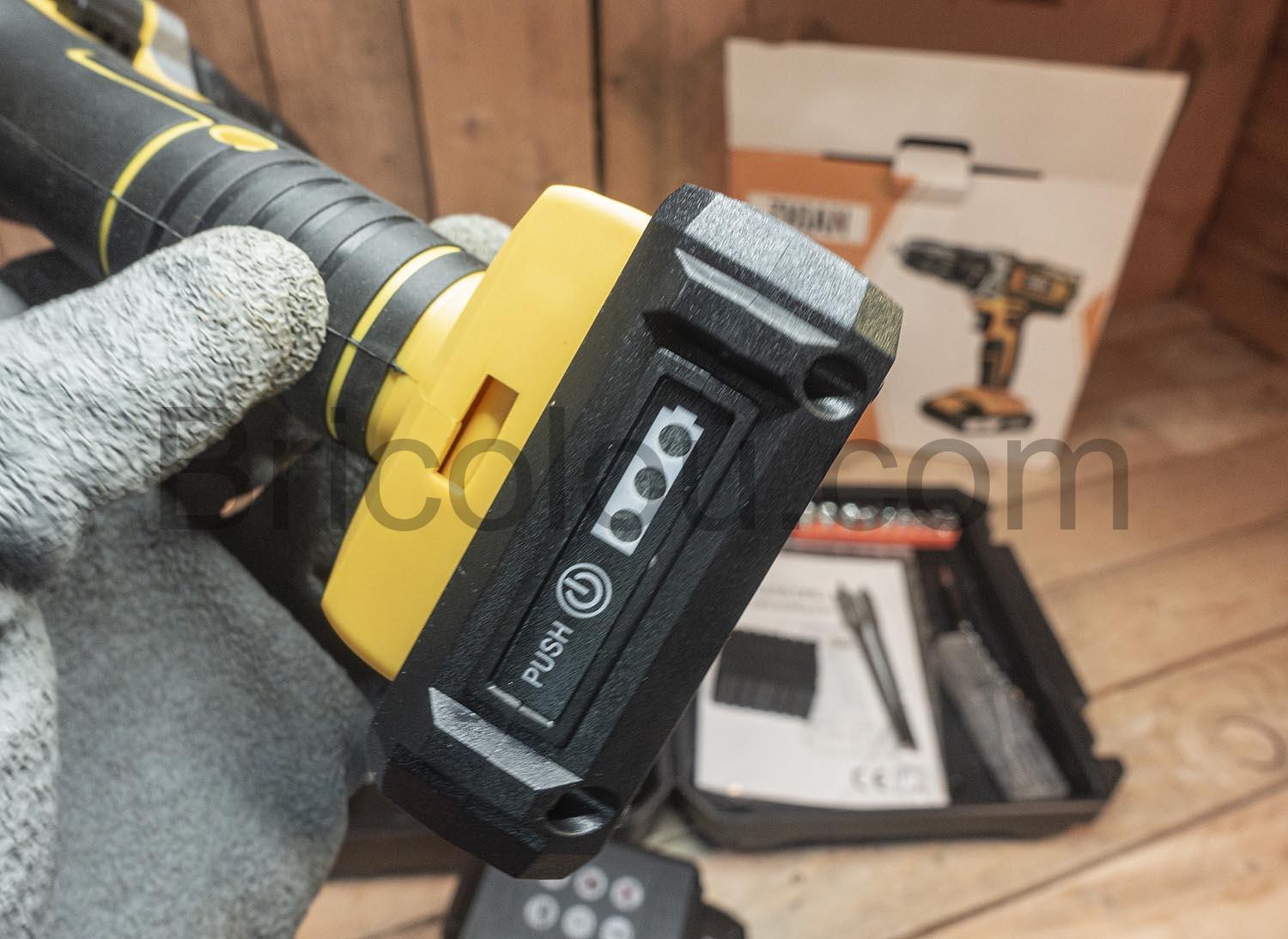 5805T ZHJAN 18V Perceuse Visseuse Perceuse Electrique percussion LED 21V 5805T ZHJAN 18V Perceuse Visseuse Perceuse Electrique percussion LED 21V