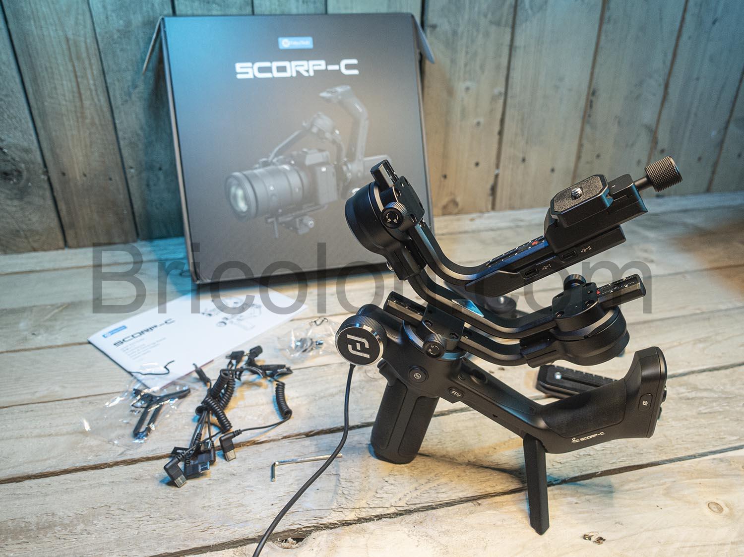 FeiyuTech SCORP C Stabilisateur Gimbal 3 Axes pour video Camera DSLR FeiyuTech SCORP-C Stabilisateur Gimbal 3 Axes pour vidéo Caméra DSLR