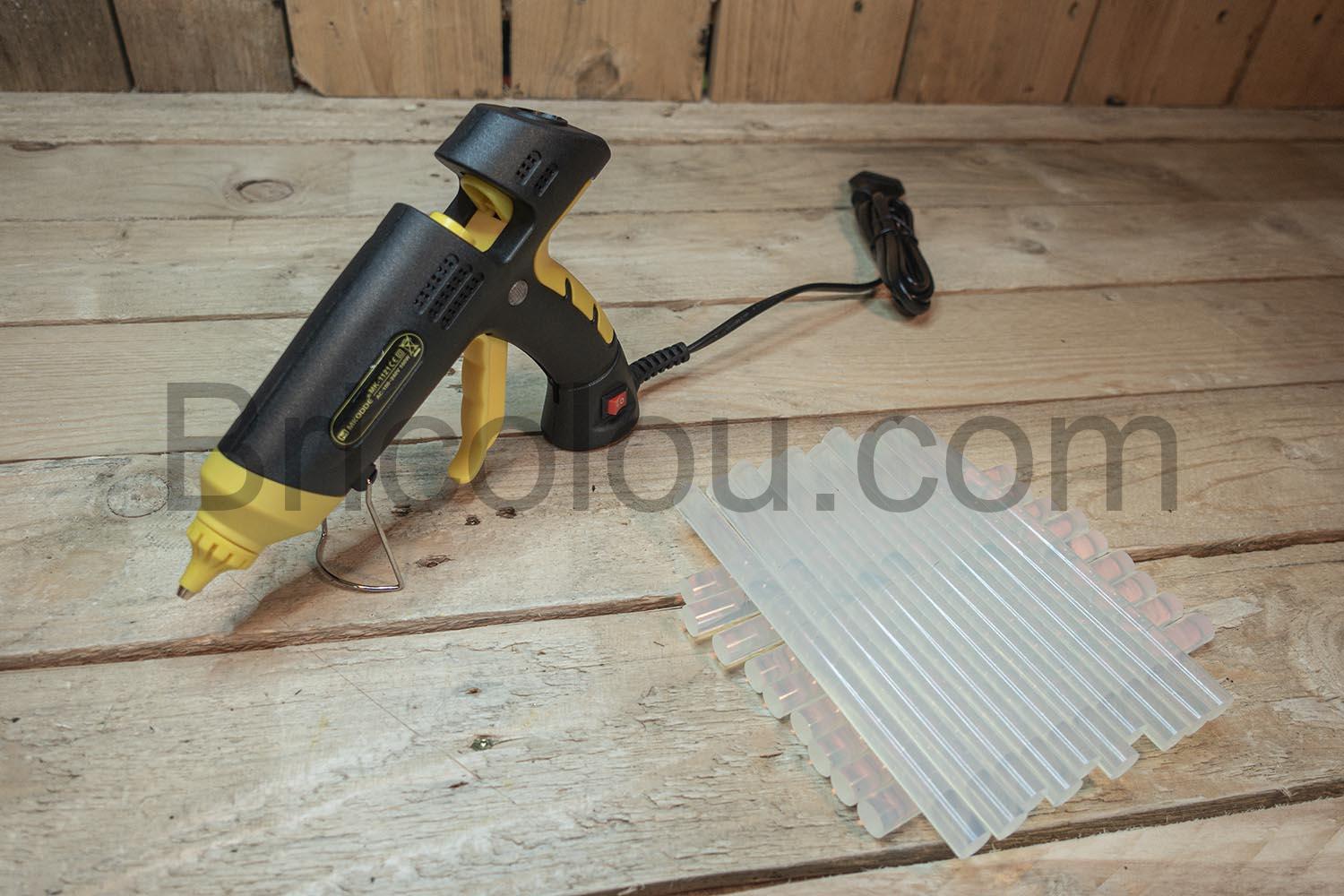 MKODDE Pistolet Chaude 100W Trousse Batons pisto colle MKODDE Pistolet Chaude 100W Trousse Bâtons pisto-colle