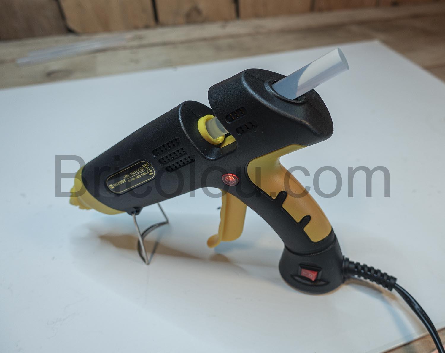 MKODDE Pistolet Colle Chaude Trousse Batons pisto colle MKODDE Pistolet Colle Chaude Trousse Bâtons pisto-colle