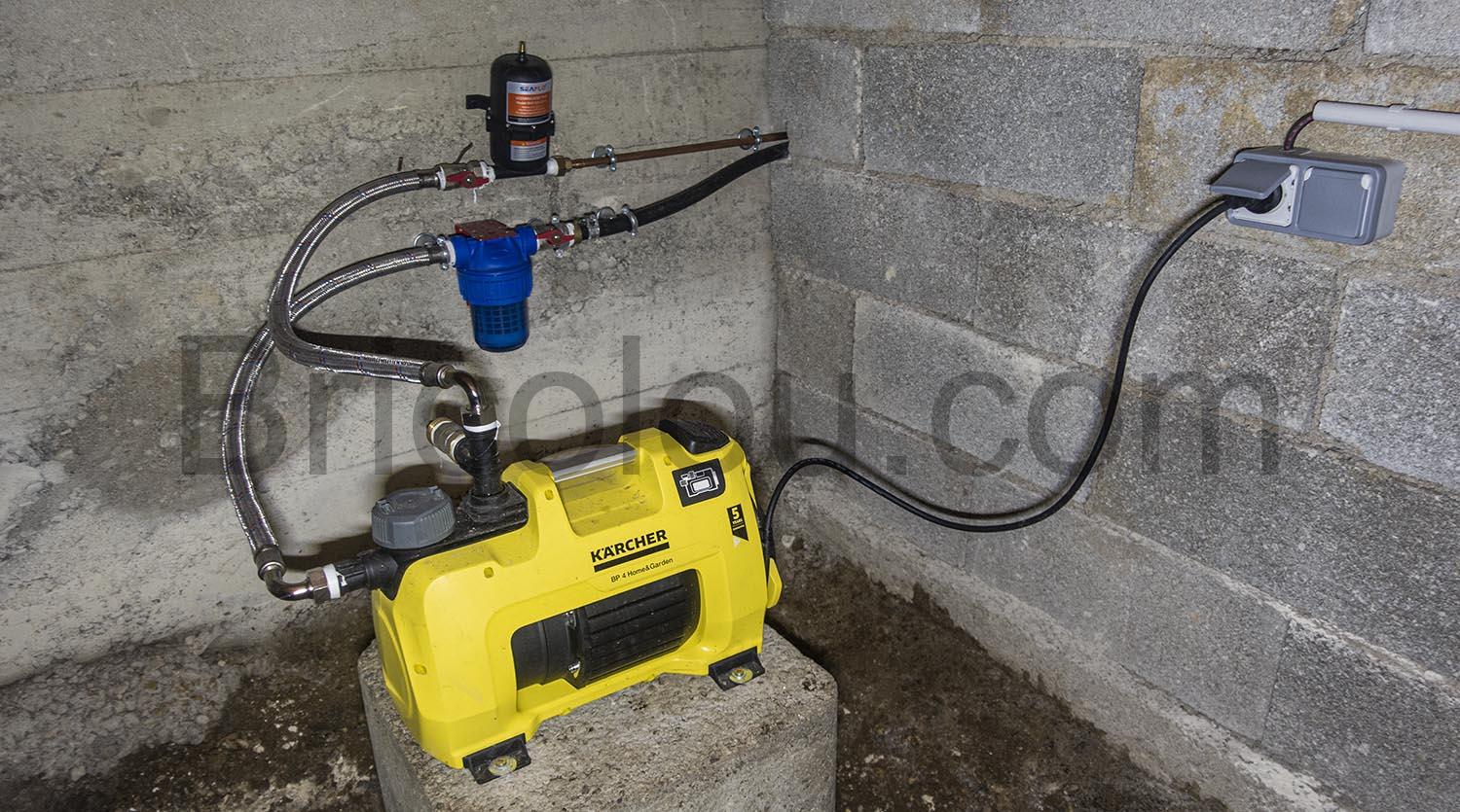 Pompe pour récupérateur d'eau de pluie sans fil