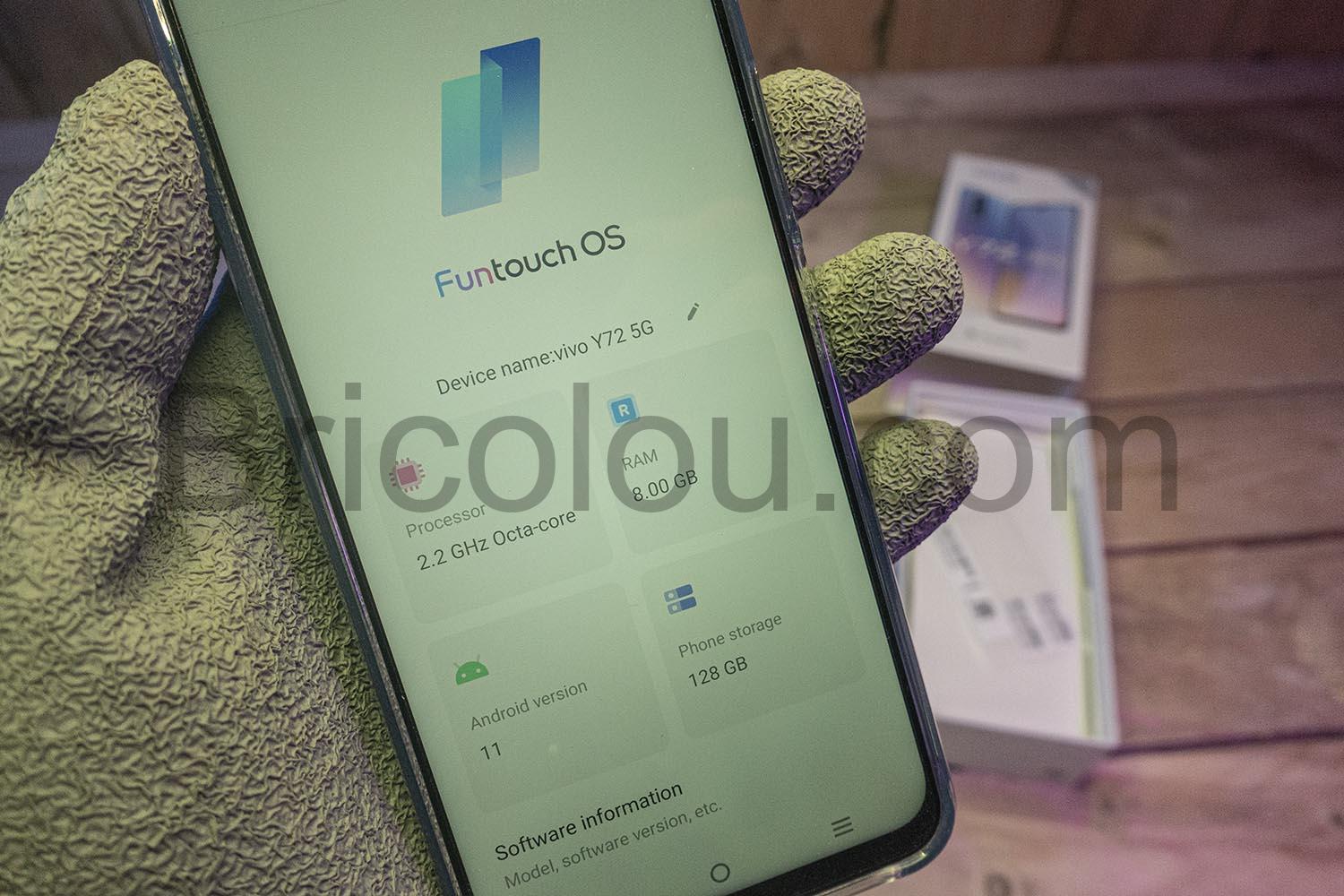 telephone smartphone vivo 5G Y72S processeur téléphone smartphone vivo 5G Y72S processeur