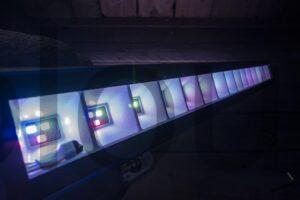 CREATESTAR RGB Projecteur Couleur Barre Lumière Télécommande Fête Jardin Bar studio fond vert CHX-FL-A-48W