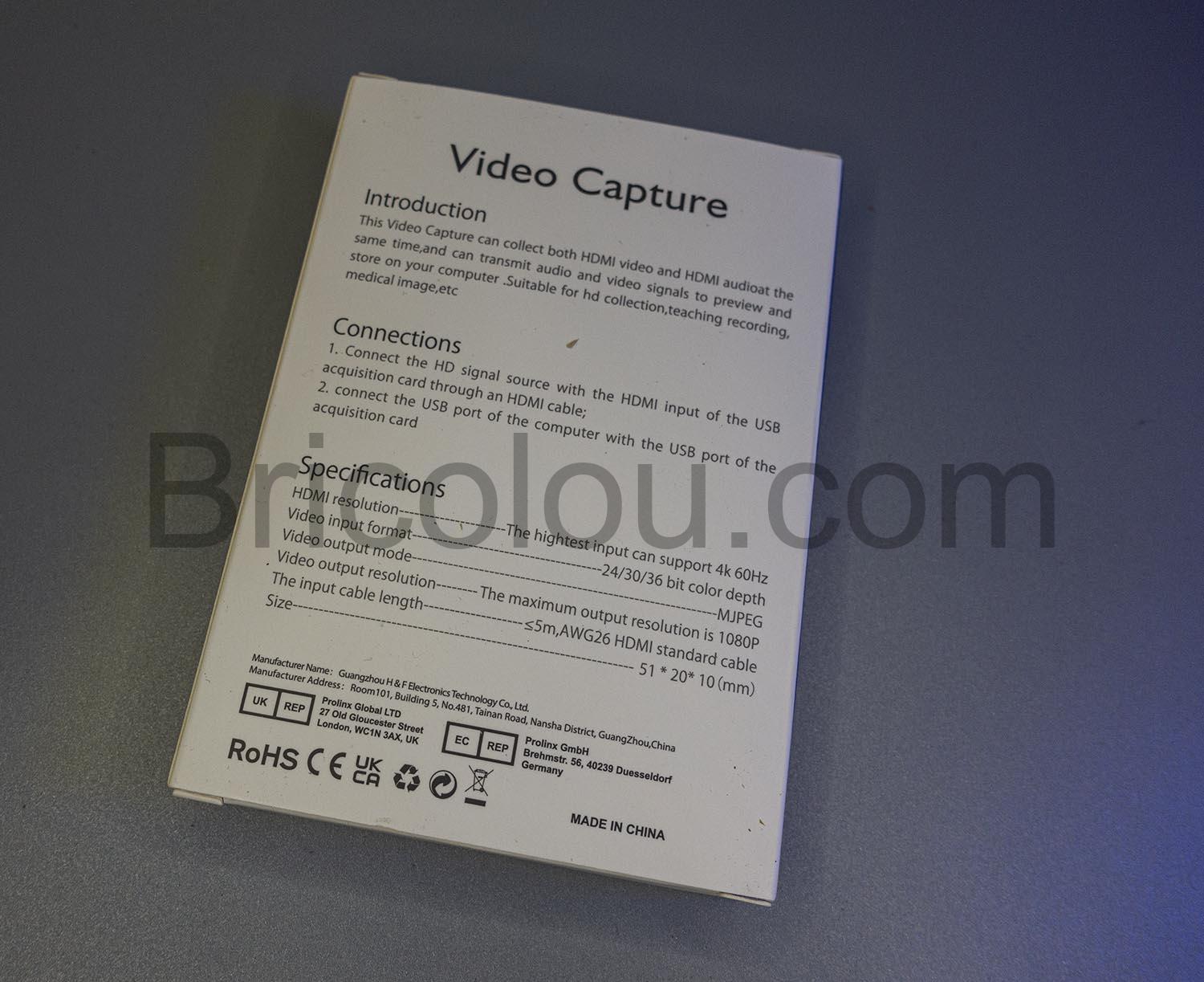 carte capture HDMI DIGITNOW enregistrement video HD 1080p digitalisation carte capture HDMI DIGITNOW! enregistrement vidéo HD 1080p digitalisation