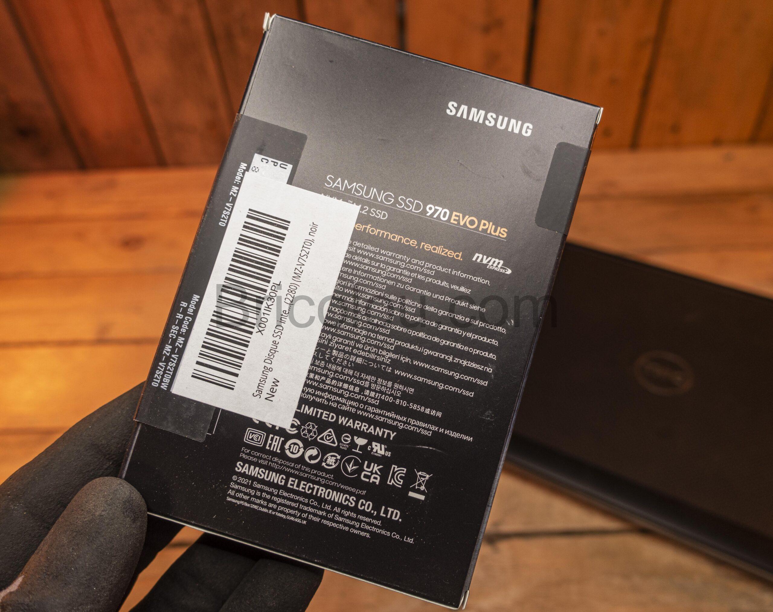 Samsung Disque SSD 970 EVO 2 To PCIe NVMe M.2 2280 MZ V7S2T0 scaled Samsung Disque SSD 970 EVO 2 To PCIe NVMe M.2 2280 MZ-V7S2T0