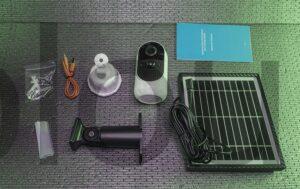 Caméra Surveillance WiFi Extérieure sans Fil Solaire Bextgoo Boston Aiwit complete