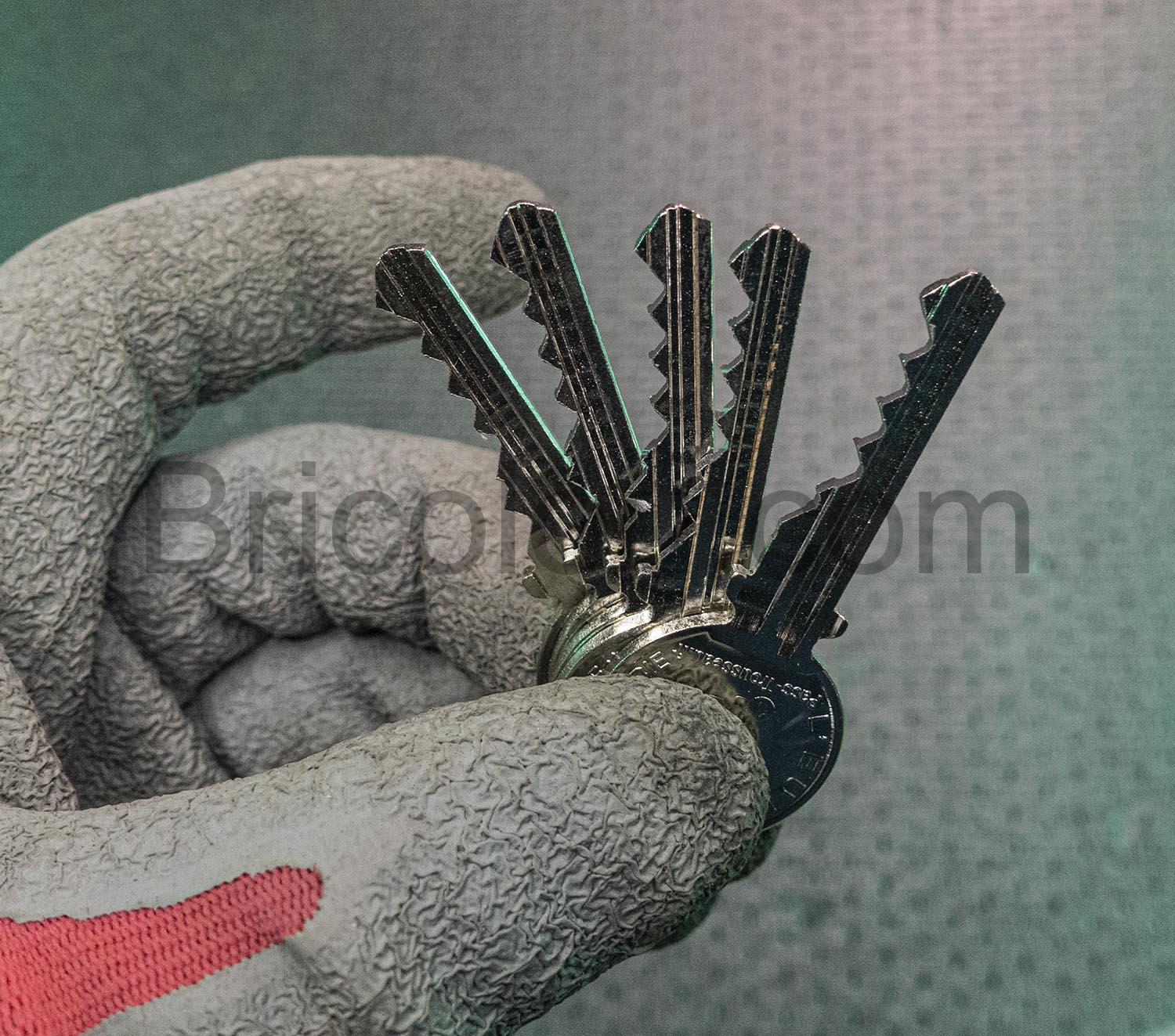 Cle Pass PTT T10 F10 R10 S10 boite aux lettres universelle Clé Pass PTT T10, F10, R10, S10 boîte aux lettres universelle