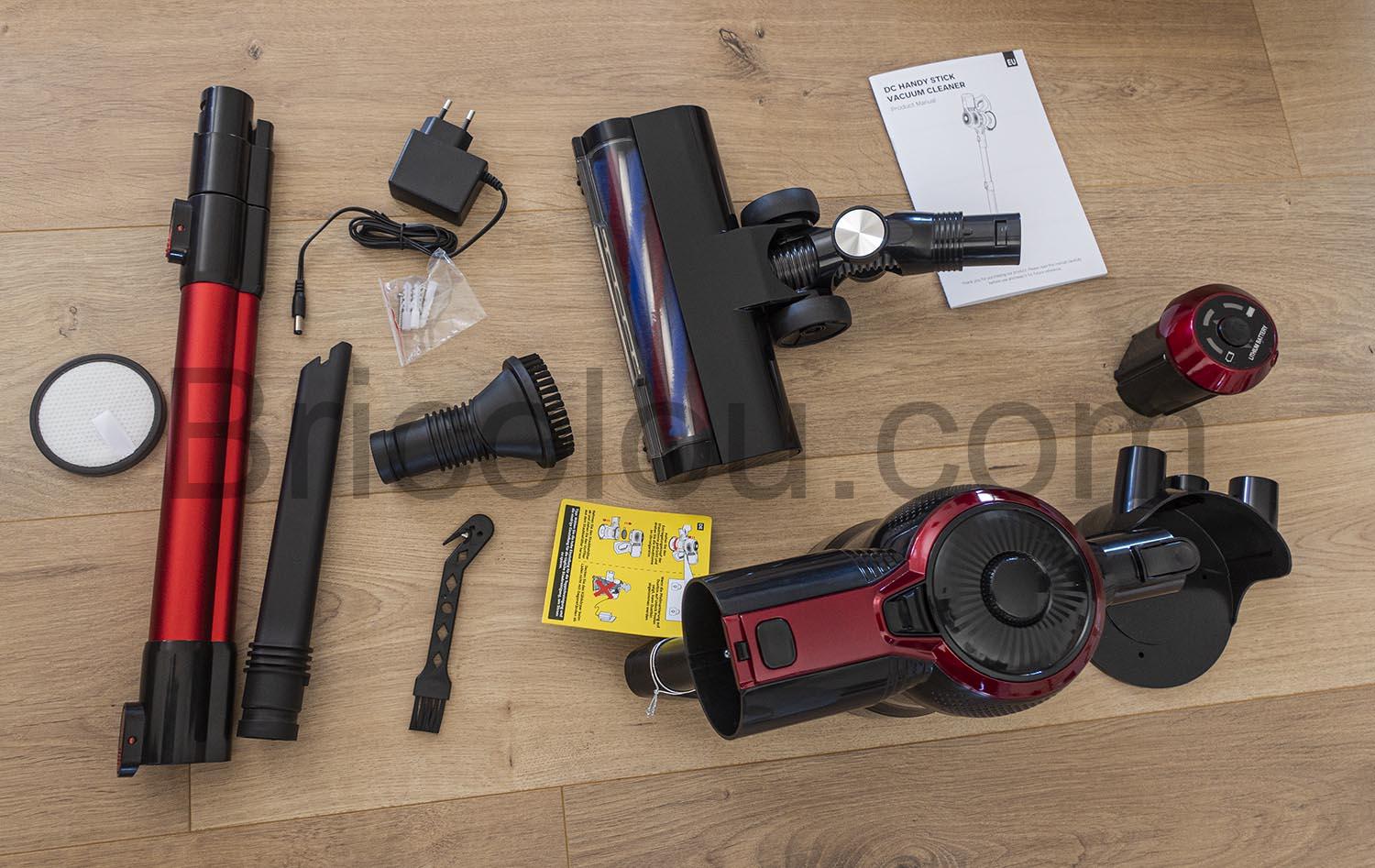 QOUTOO Aspirateur Balais sans Fil element QOUTOO Aspirateur Balais sans Fil element