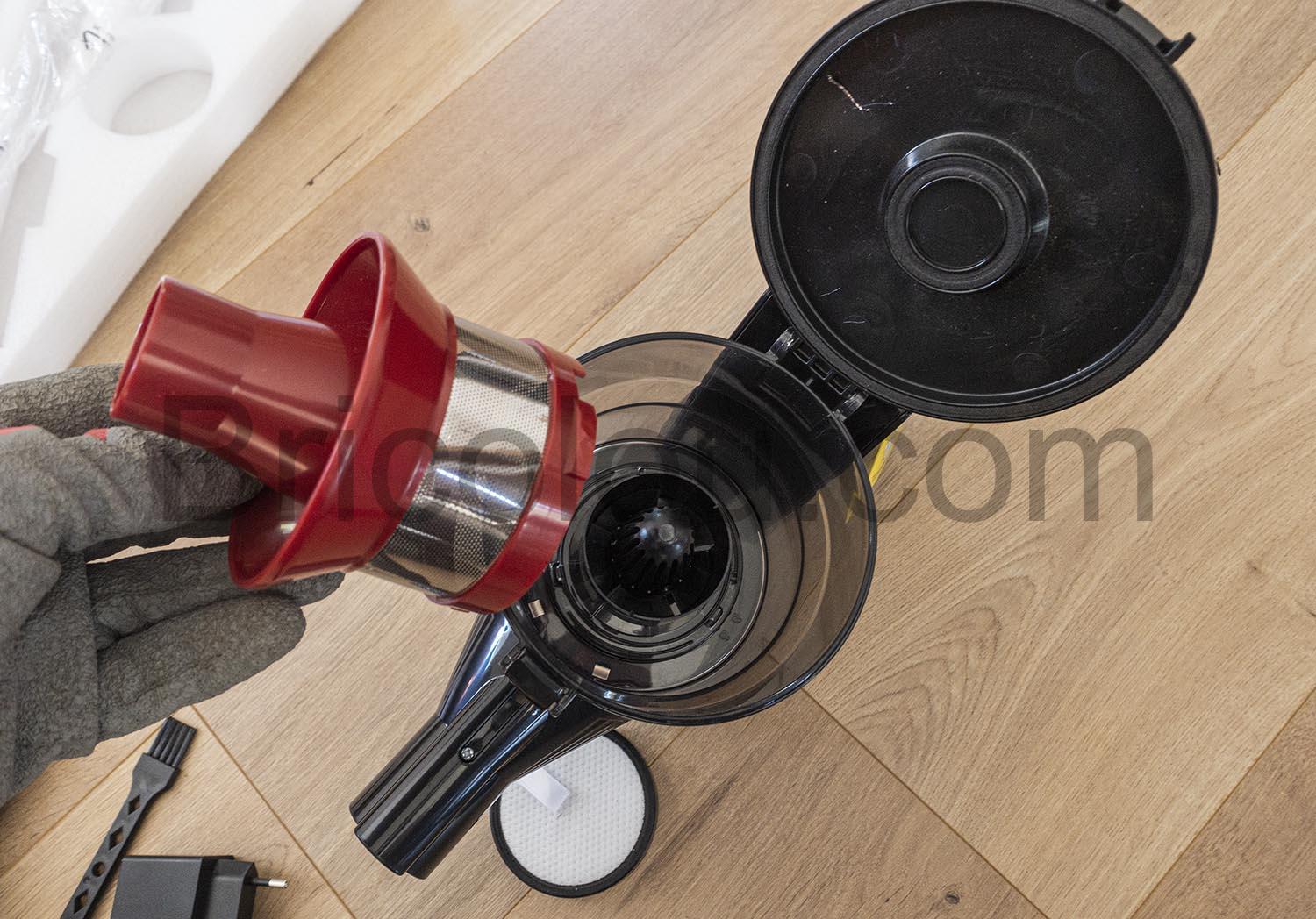 QOUTOO Aspirateur Balais sans Fil poubelle QOUTOO Aspirateur Balais sans Fil poubelle