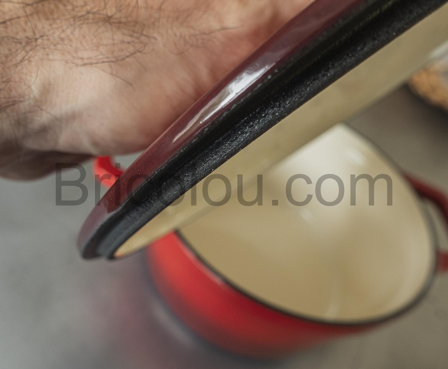 vancasso Cocotte en Fonte Marmite Ronde Emaillee Rouge Casserole Dutch Oven vancasso Cocotte en Fonte Marmite Ronde Émaillée Rouge Casserole Dutch Oven