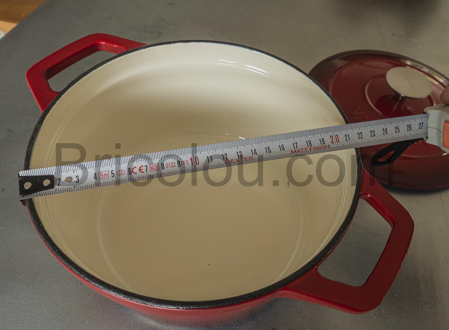 vancasso Cocotte en Fonte Marmite Ronde Rouge Casserole Couvercle Dutch Oven vancasso Cocotte en Fonte Marmite Ronde Rouge Casserole Couvercle Dutch Oven