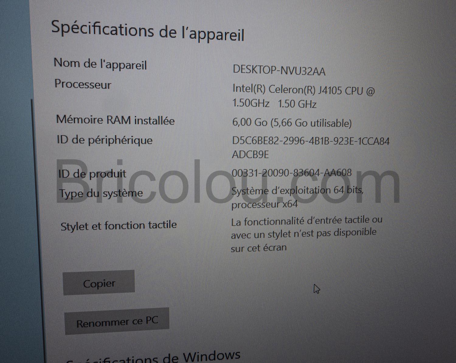 Aocwei Ordinateur Portable 128Go SSD 15.6 Intel Celeron 6Go RAM Windows proc Aocwei Ordinateur Portable 128Go SSD 15.6 Intel Celeron 6Go RAM Windows proc