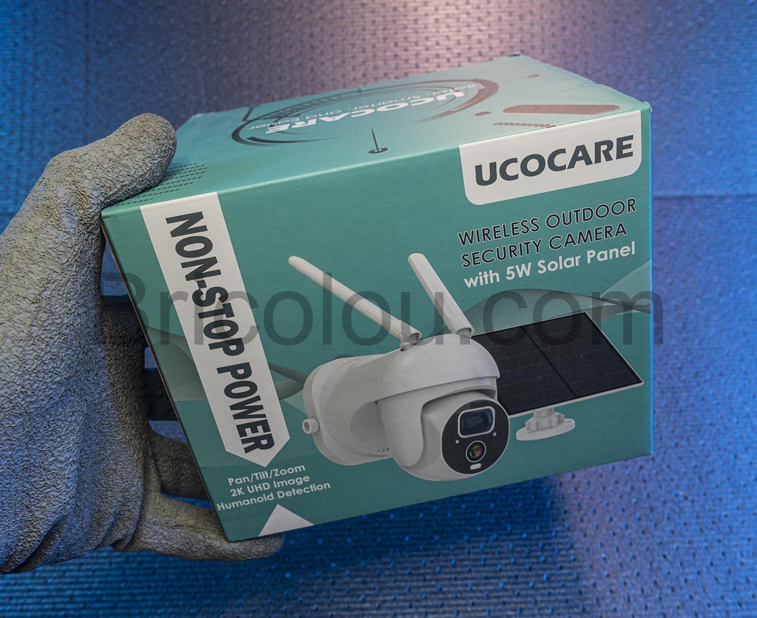 Camera UCOCARE sans Fil PanTilt WiFi Surveillance 2K Panneau Solaire PanTilt Vision Nocturne IP66 Camera UCOCARE sans Fil PanTilt WiFi Surveillance 2K Panneau Solaire PanTilt Vision Nocturne IP66
