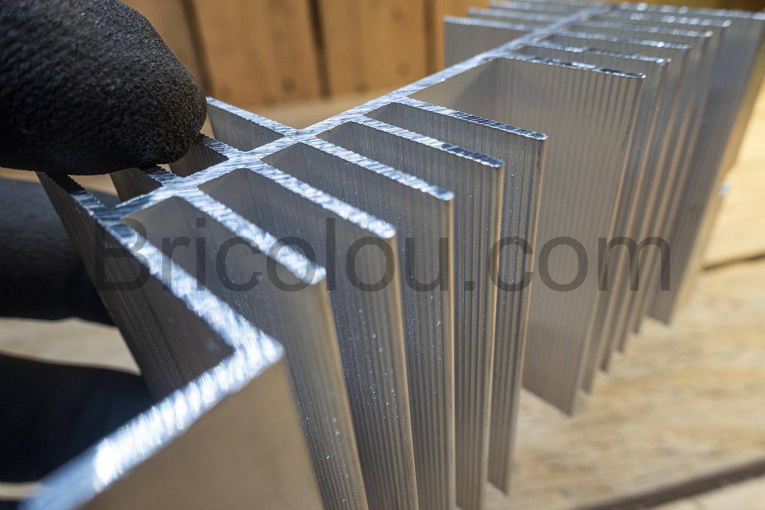 Dissipateur SSR Relais statique radiateur thermique aluminium ailettes Dissipateur SSR Relais statique radiateur thermique aluminium ailettes