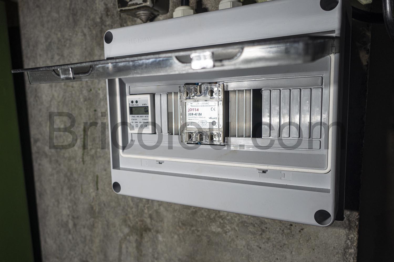 Dissipateur SSR Relais statique radiateur thermique aluminium coffret ouvert Dissipateur SSR Relais statique radiateur thermique aluminium coffret ouvert