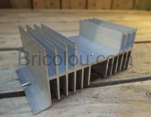 Dissipateur SSR Relais statique radiateur thermique aluminium solaire