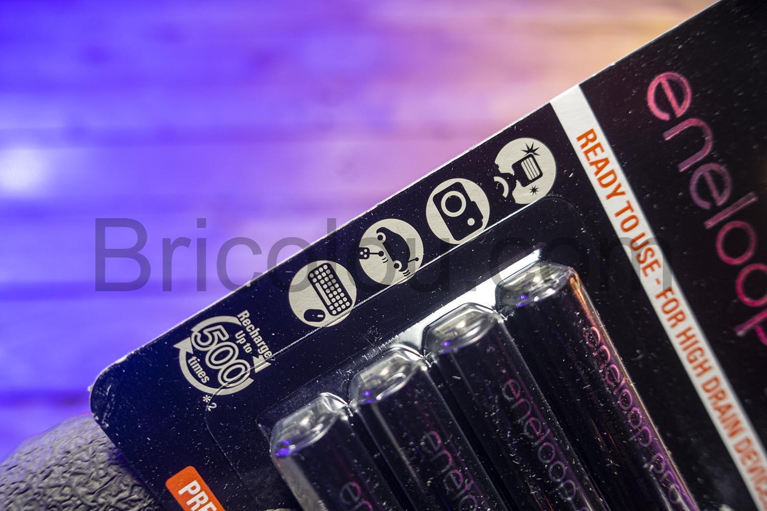 Eneloop AAA Micro batterie rechargeable blister plastique usage Eneloop AAA Micro batterie rechargeable blister plastique usage