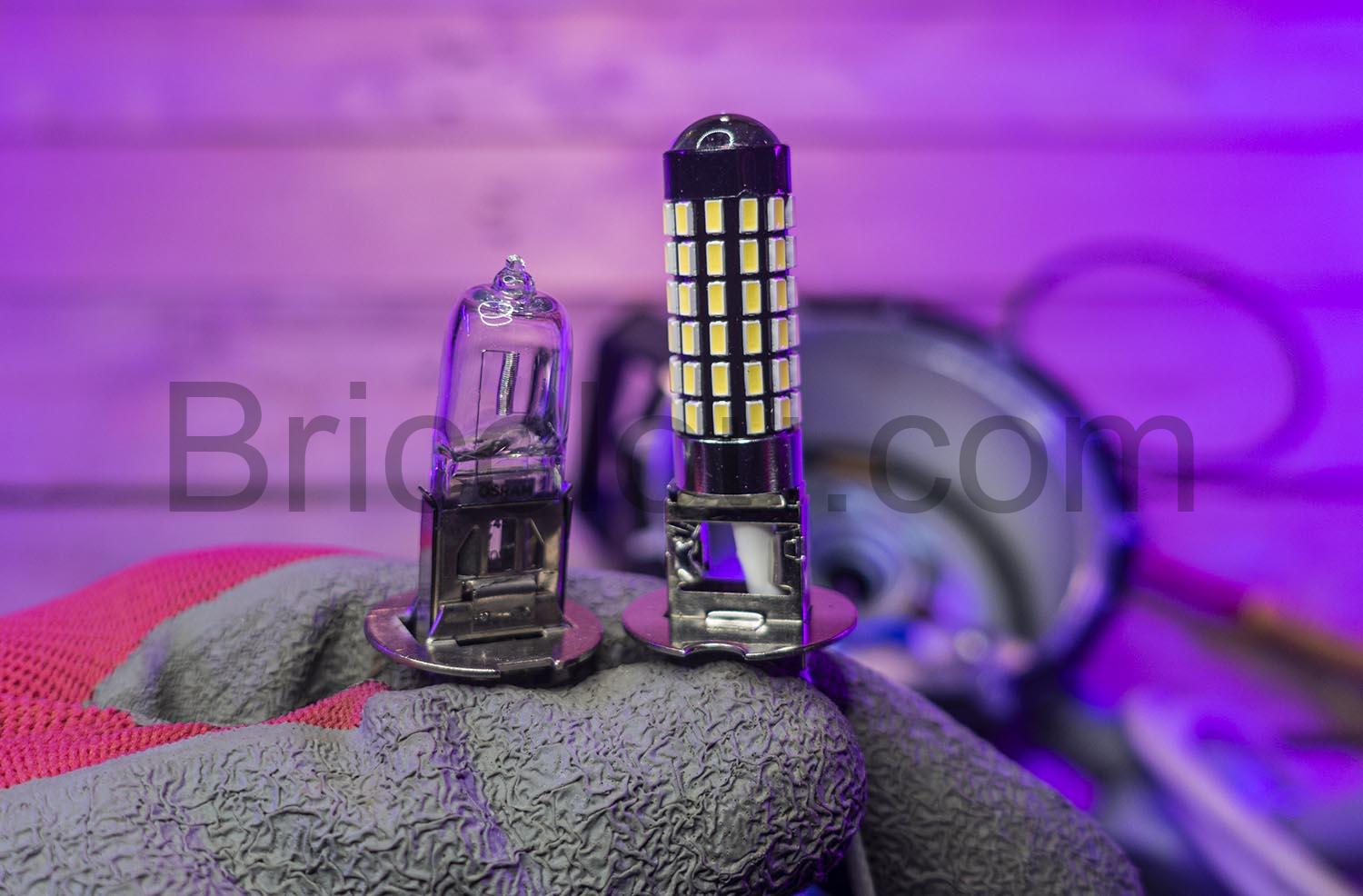 Katur LED H3 900 Lumens Super Bright 3014 78SMD ampoules Xenon 6000K compare Halogene Katur LED H3 900 Lumens Super Bright 3014 78SMD ampoules Xenon 6000K compare Halogene